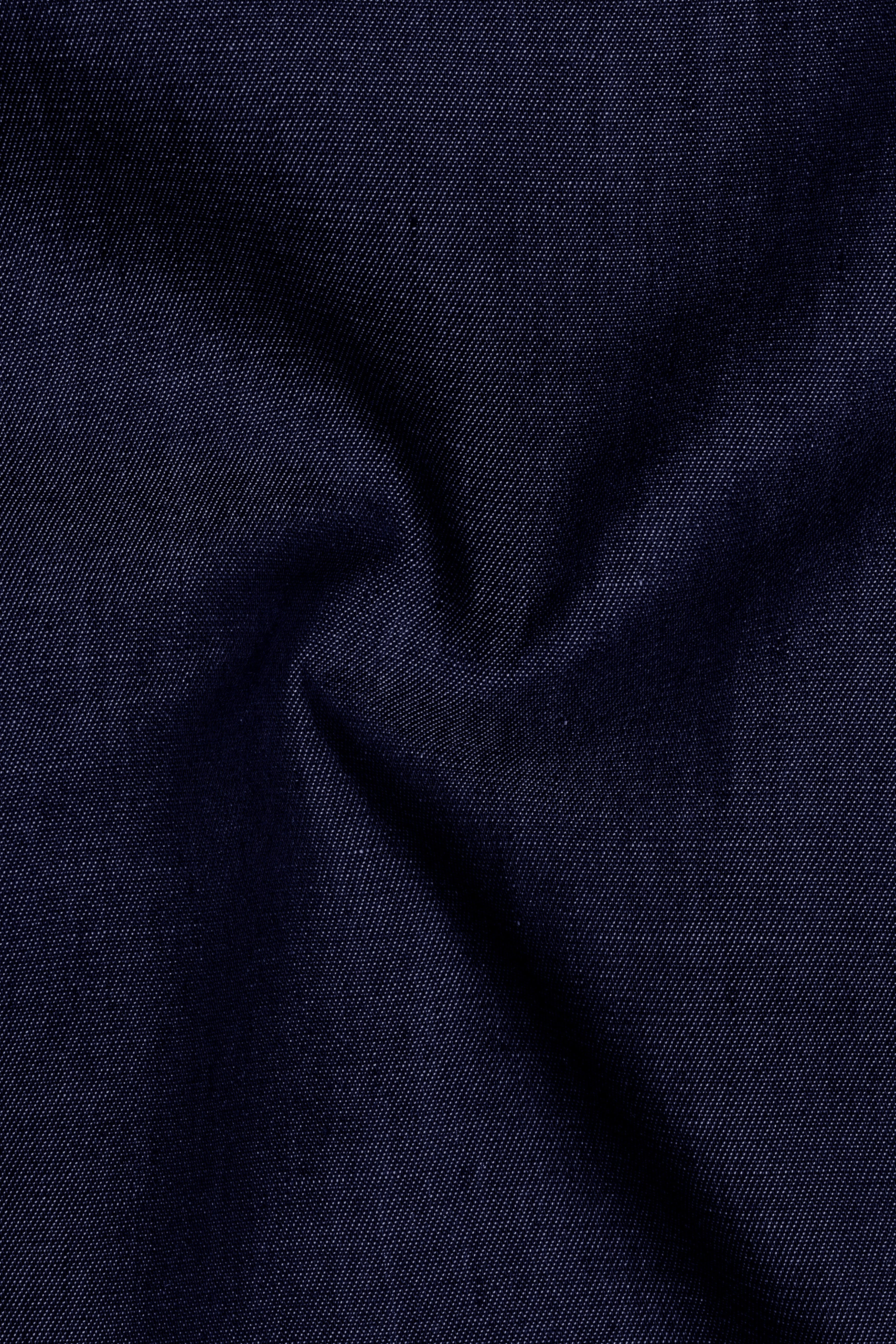Velnero-Midnight Blue Denim Super Soft Premium Cotton Casual Shirt