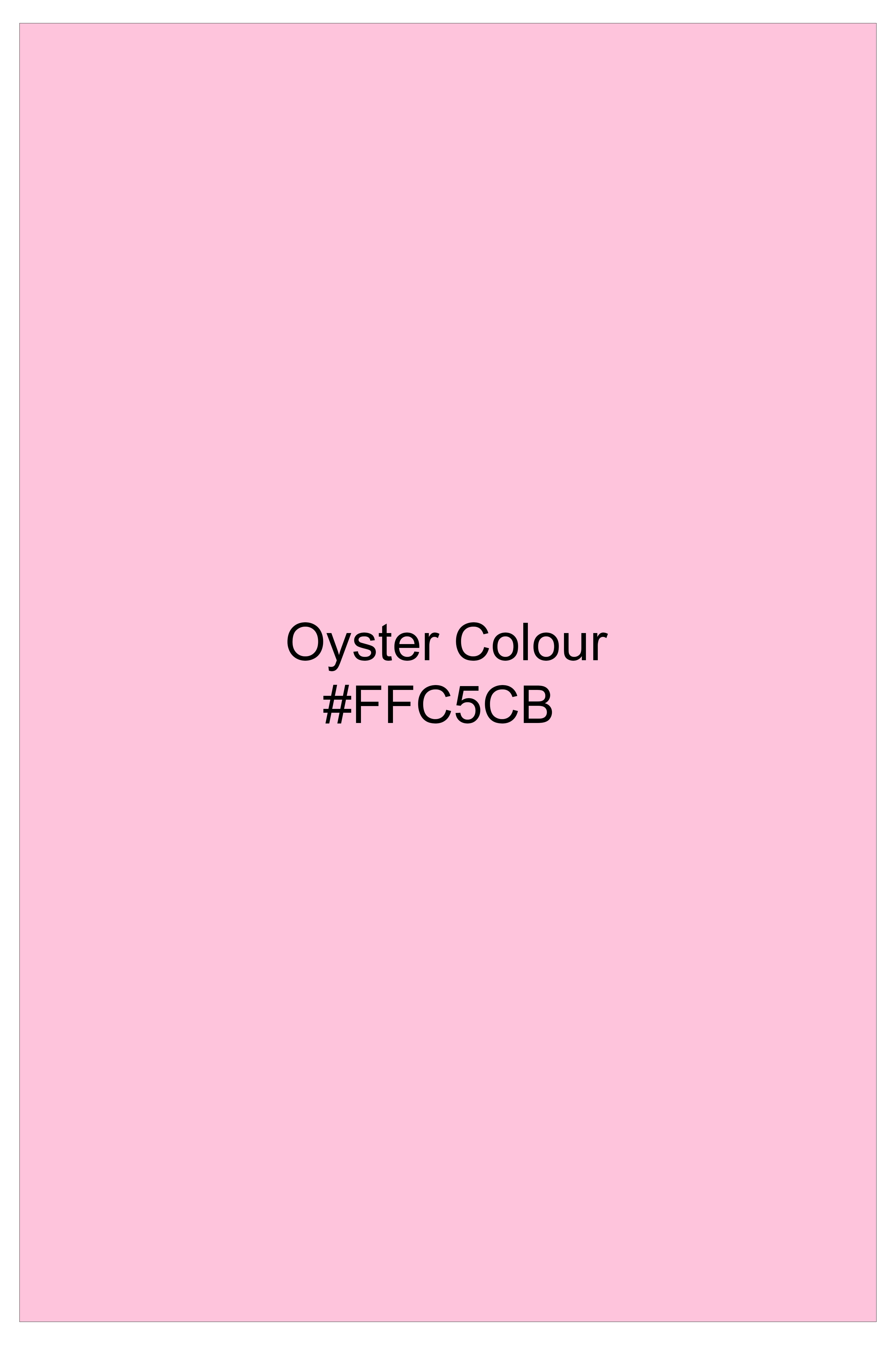 Rosavon-Oyster Pink Textured Chambray Premium Cotton Dress Shirt