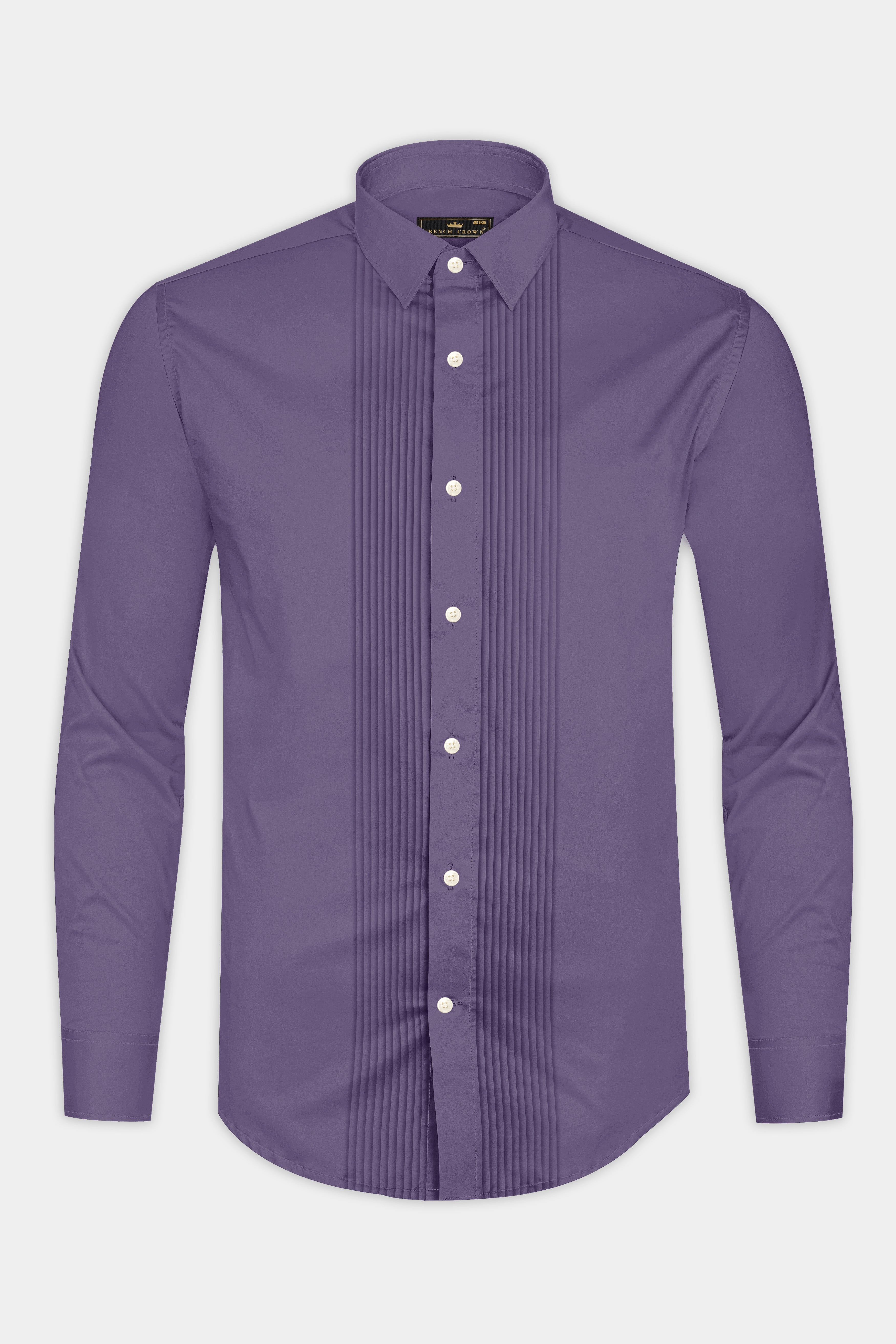Violoro-Mobster Purple Subtle Sheen Super Soft Premium Cotton Tuxedo Dress Shirt 14201-TXD-38, 14201-TXD-H-38, 14201-TXD-39, 14201-TXD-H-39, 14201-TXD-40, 14201-TXD-H-40, 14201-TXD-42, 14201-TXD-H-42, 14201-TXD-44, 14201-TXD-H-44, 14201-TXD-46, 14201-TXD-H-46, 14201-TXD-48, 14201-TXD-H-48, 14201-TXD-50, 14201-TXD-H-50, 14201-TXD-52, 14201-TXD-H-52