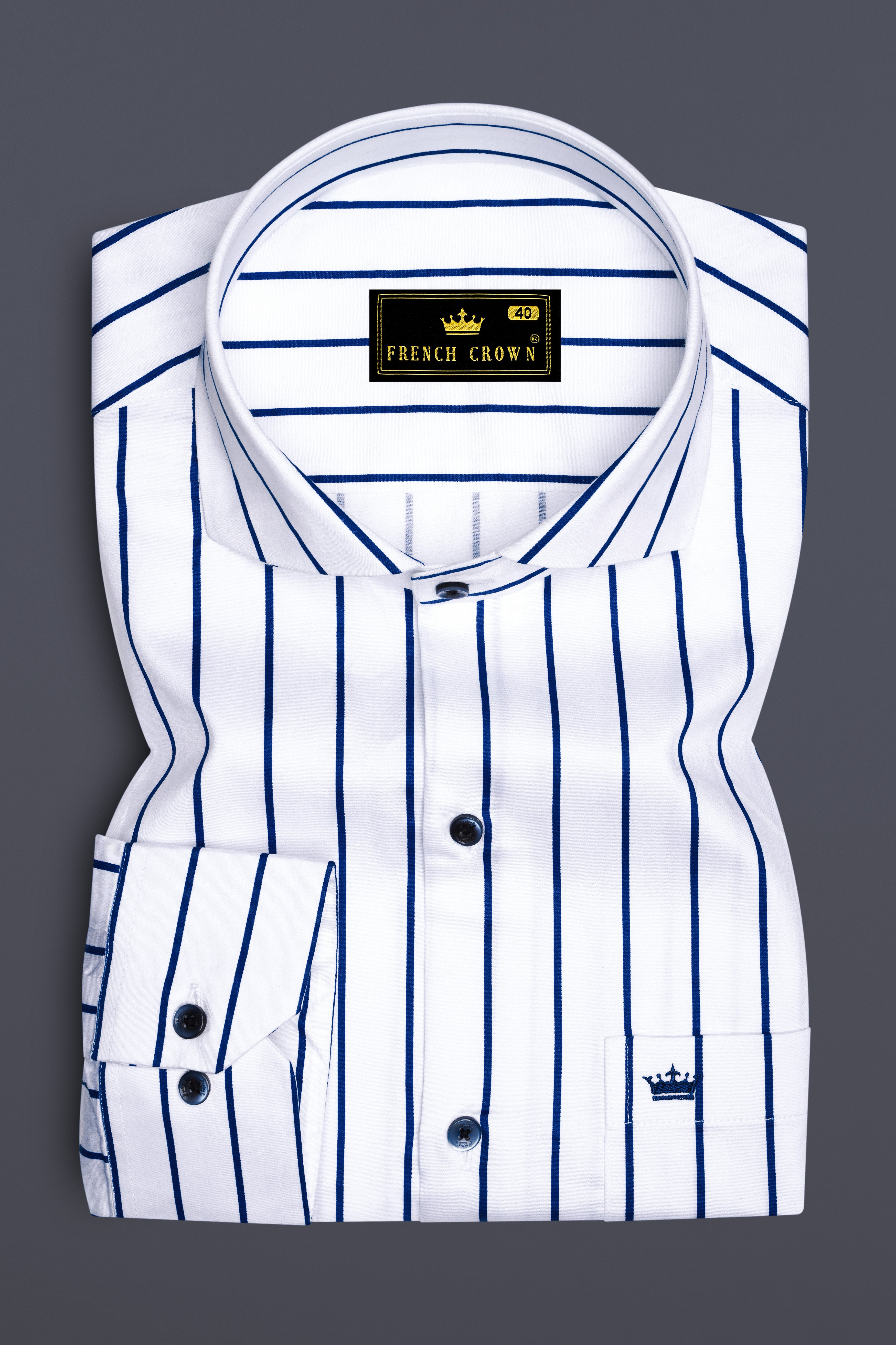 Lustrivon-Bright White And Downriver Blue Pin Striped Subtle Sheen Super Soft Premium Cotton Cut Away Collar Dress Shirt 14018-CA-BLE-38, 14018-CA-BLE-H-38, 14018-CA-BLE-39, 14018-CA-BLE-H-39, 14018-CA-BLE-40, 14018-CA-BLE-H-40, 14018-CA-BLE-42, 14018-CA-BLE-H-42, 14018-CA-BLE-44, 14018-CA-BLE-H-44, 14018-CA-BLE-46, 14018-CA-BLE-H-46, 14018-CA-BLE-48, 14018-CA-BLE-H-48, 14018-CA-BLE-50, 14018-CA-BLE-H-50, 14018-CA-BLE-52, 14018-CA-BLE-H-52