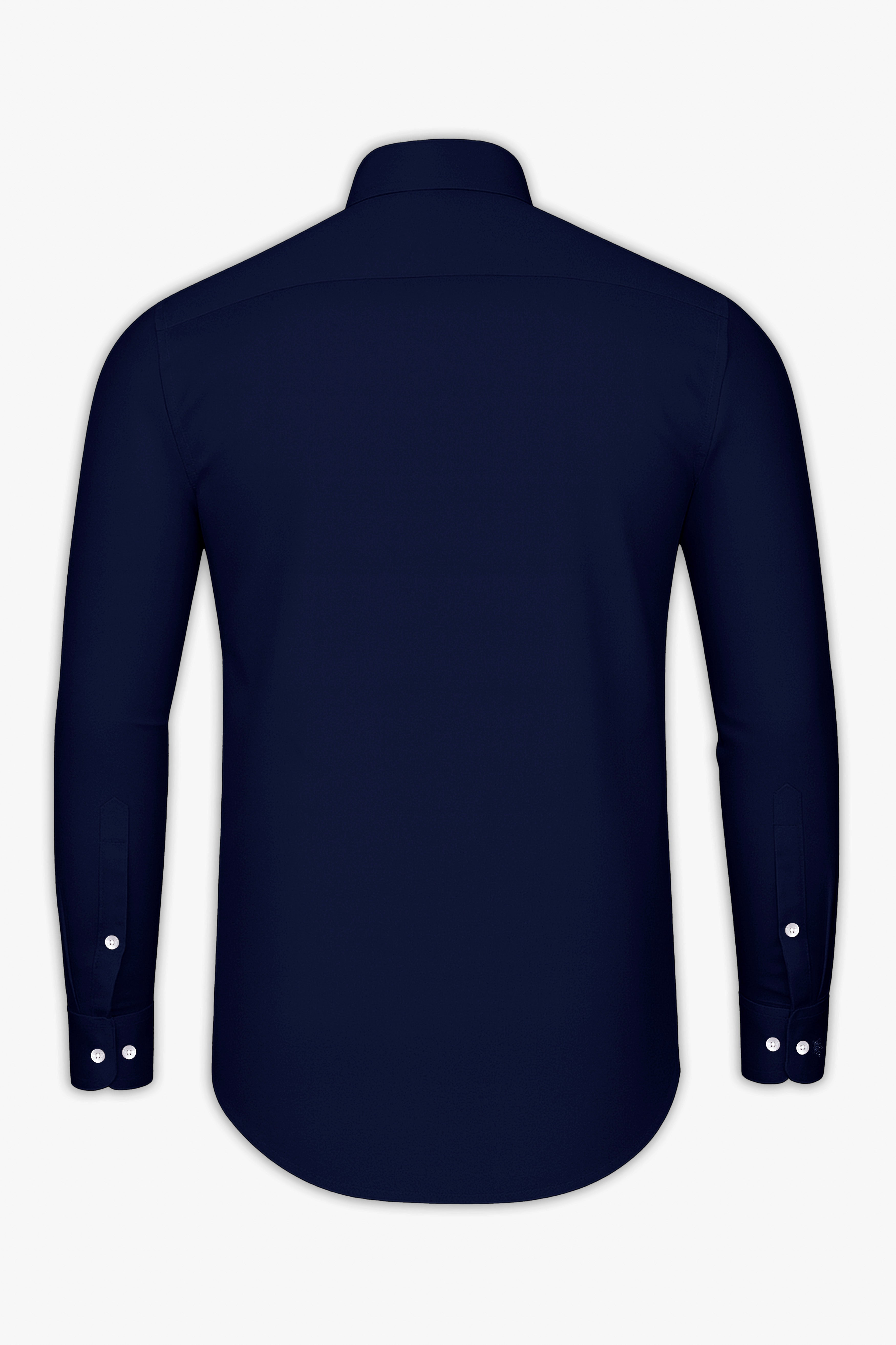 Bluvoro-Mirage Blue Subtle Sheen Super Soft Premium Cotton Tuxedo Shirt