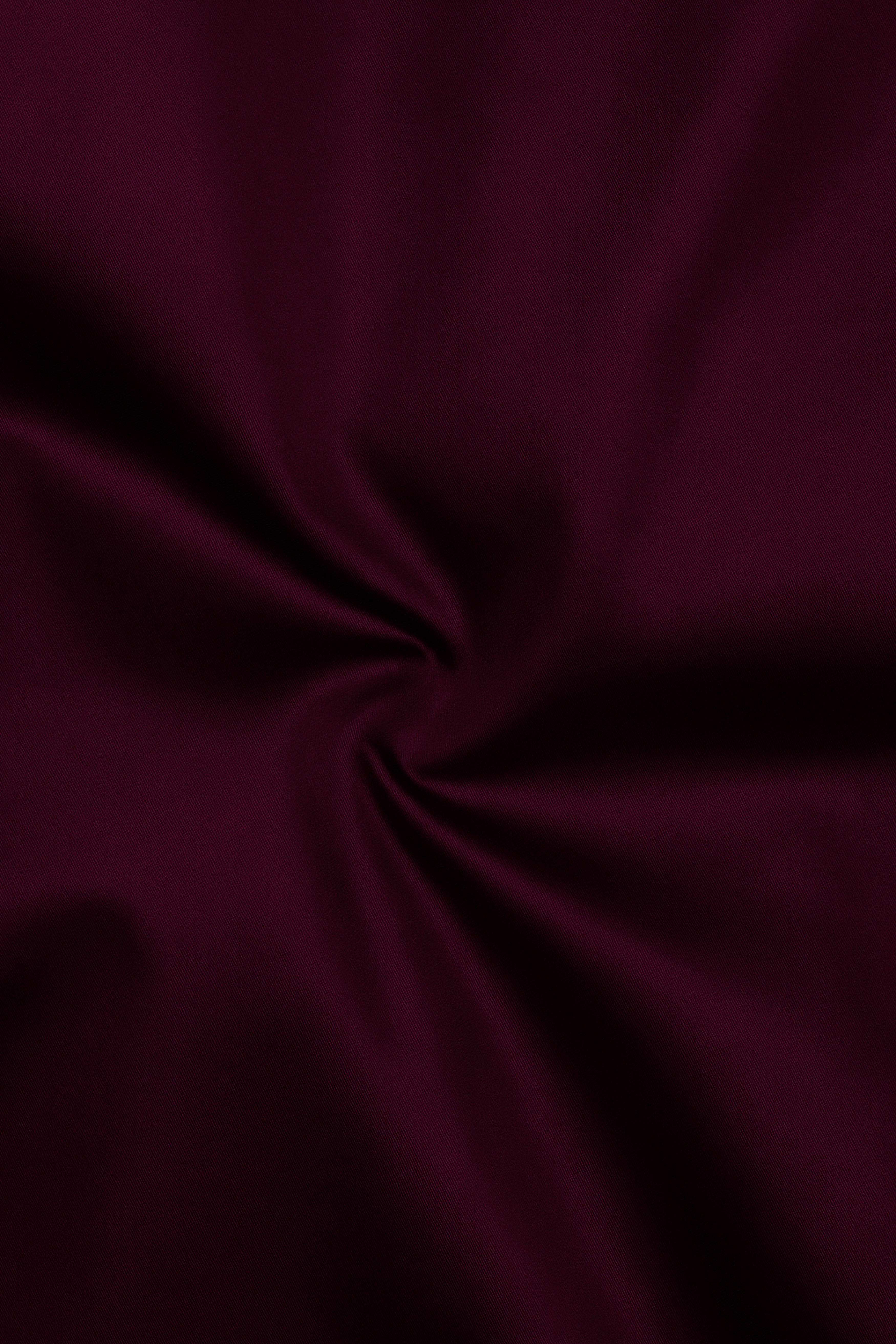 Lustravo-Tamarind Maroon Subtle Sheen Super Soft Premium Cotton Mandarin Shirt