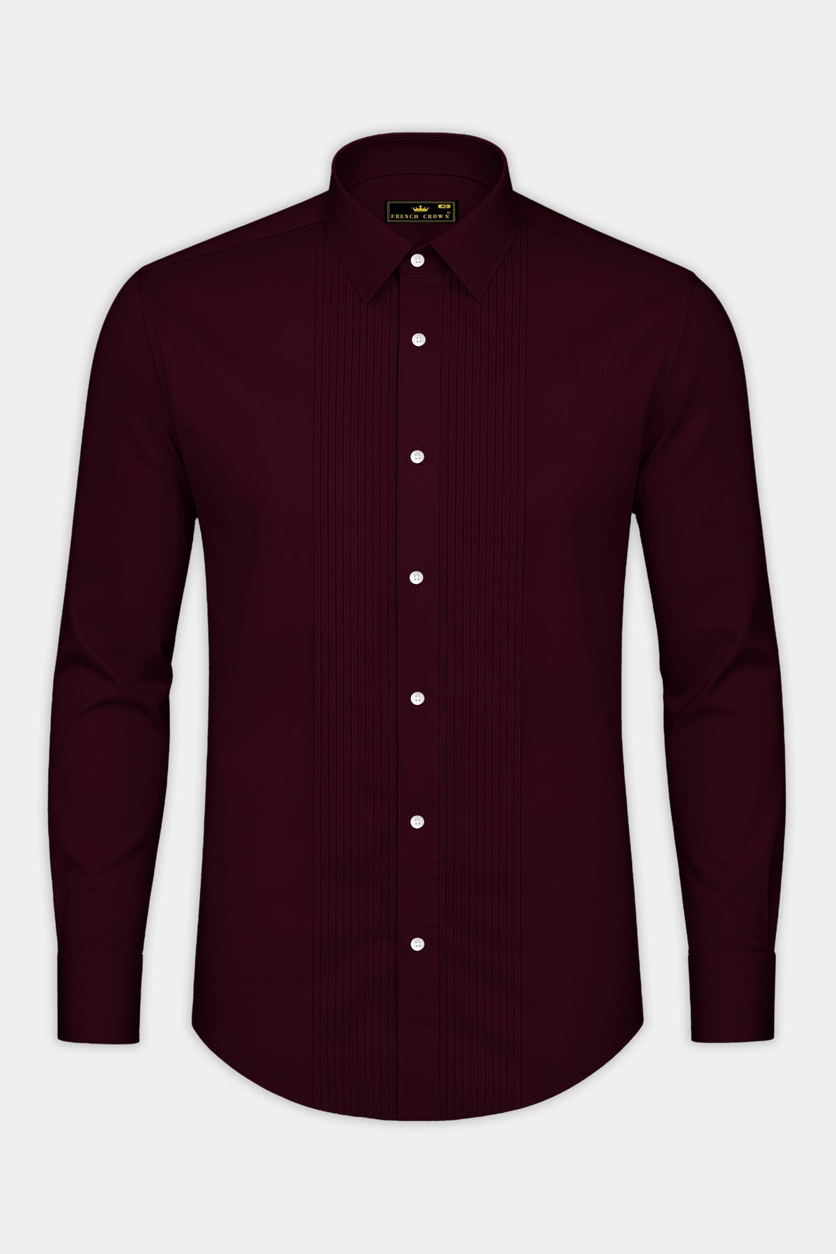 Lustravo-Tamarind Maroon Subtle Sheen Super Soft Premium Cotton Tuxedo Shirt 14109-TXD-38, 14109-TXD-H-38, 14109-TXD-39, 14109-TXD-H-39, 14109-TXD-40, 14109-TXD-H-40, 14109-TXD-42, 14109-TXD-H-42, 14109-TXD-44, 14109-TXD-H-44, 14109-TXD-46, 14109-TXD-H-46, 14109-TXD-48, 14109-TXD-H-48, 14109-TXD-50, 14109-TXD-H-50, 14109-TXD-52, 14109-TXD-H-52