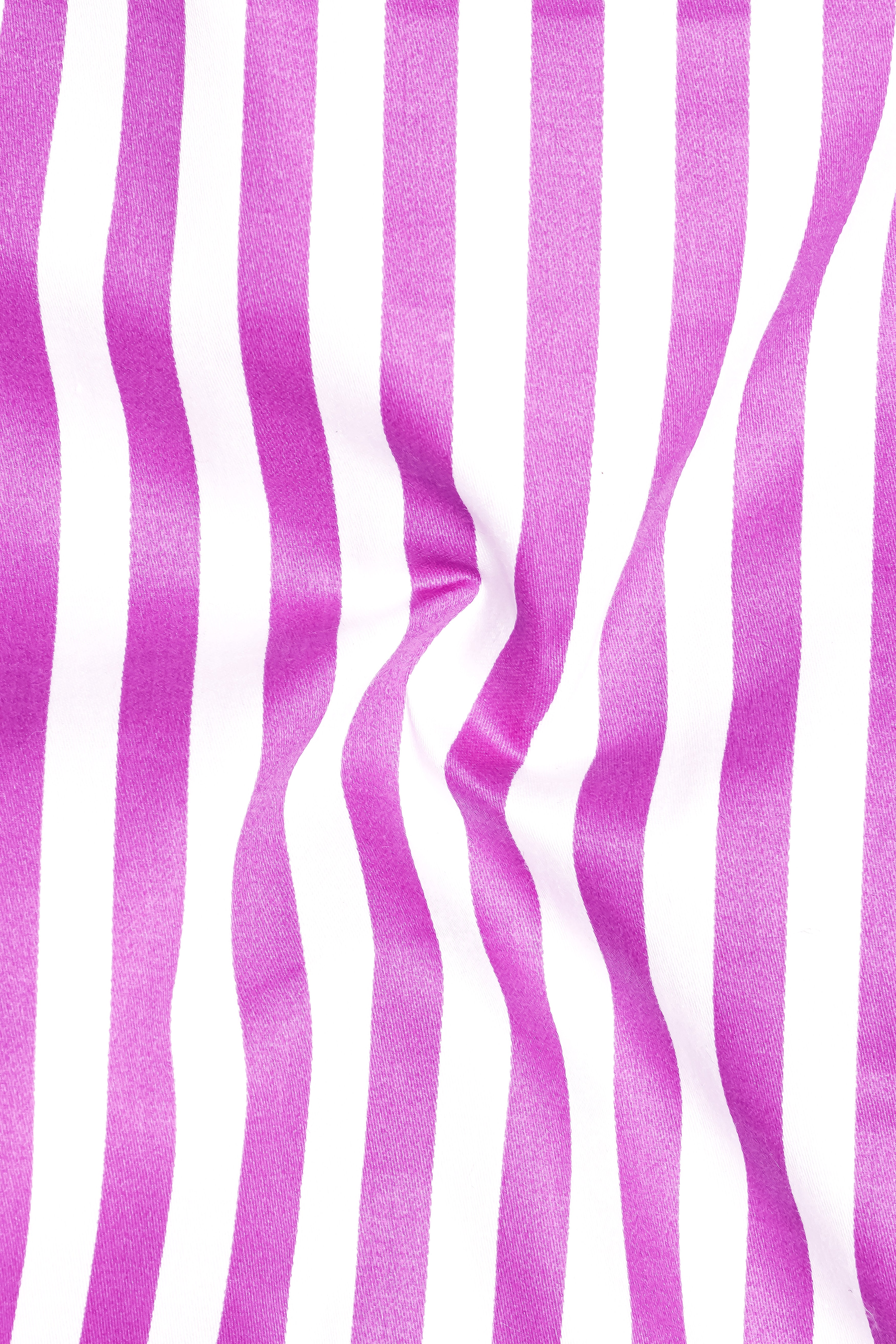 Aureline-Orchid Purple And Bright White Awning Striped Super Soft Premium Cotton Dress Shirt