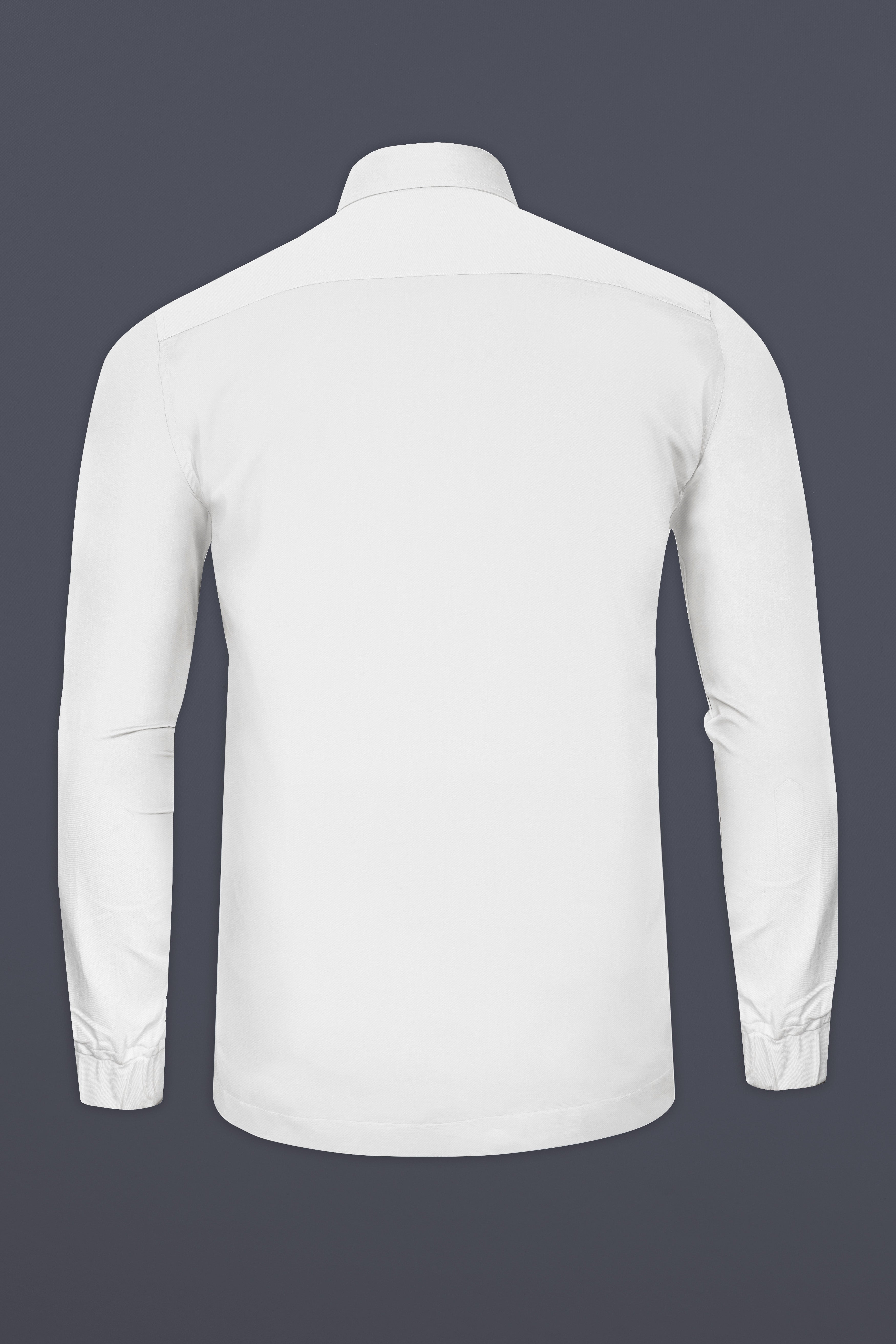 Blancor-Bright White Heavyweight Premium Cotton Designer Overshirt/Shacket