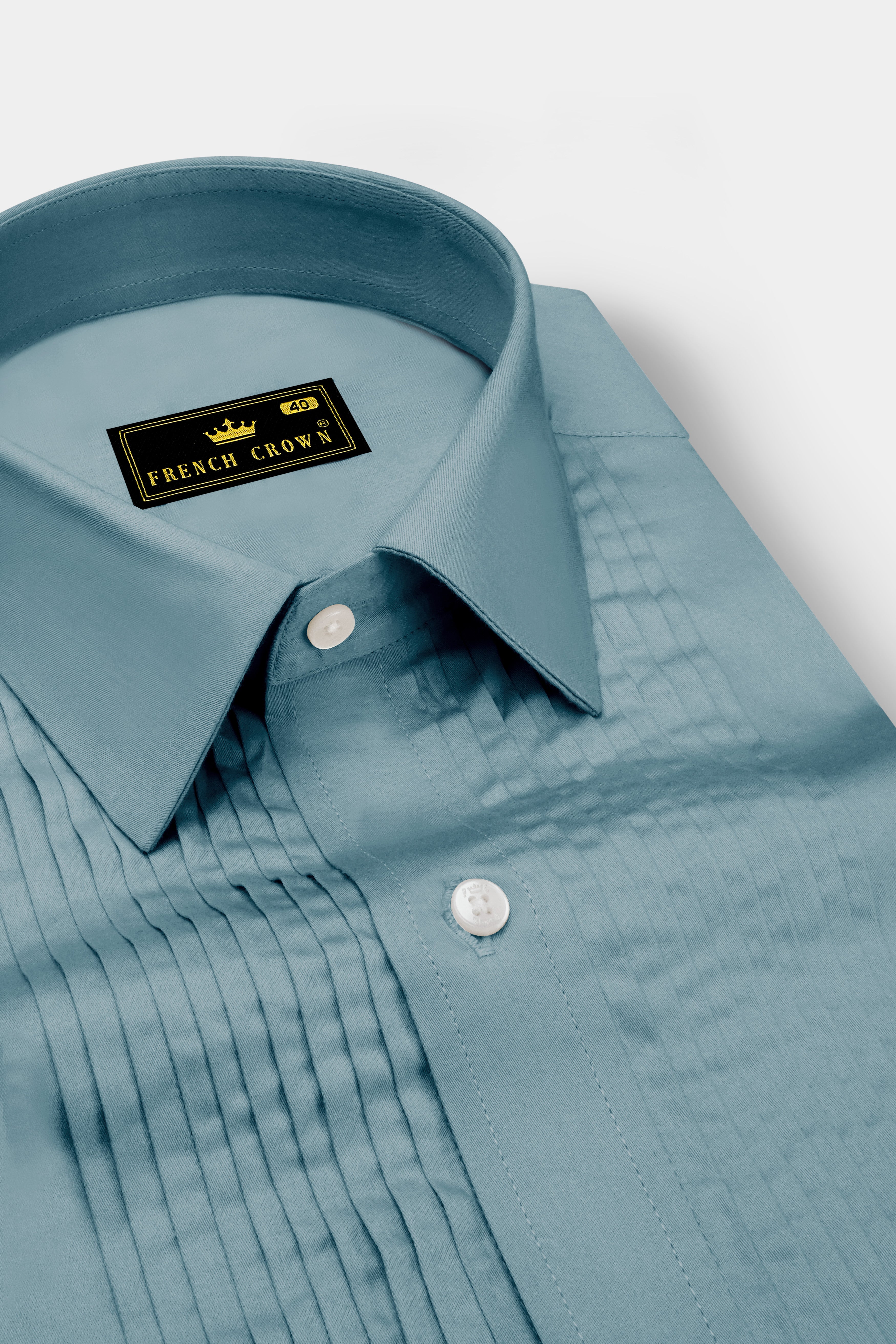 Lustraro-Cadet Green Subtle Sheen Super Soft Premium Cotton Tuxedo Dress Shirt 14197-TXD-38, 14197-TXD-H-38, 14197-TXD-39, 14197-TXD-H-39, 14197-TXD-40, 14197-TXD-H-40, 14197-TXD-42, 14197-TXD-H-42, 14197-TXD-44, 14197-TXD-H-44, 14197-TXD-46, 14197-TXD-H-46, 14197-TXD-48, 14197-TXD-H-48, 14197-TXD-50, 14197-TXD-H-50, 14197-TXD-52, 14197-TXD-H-52