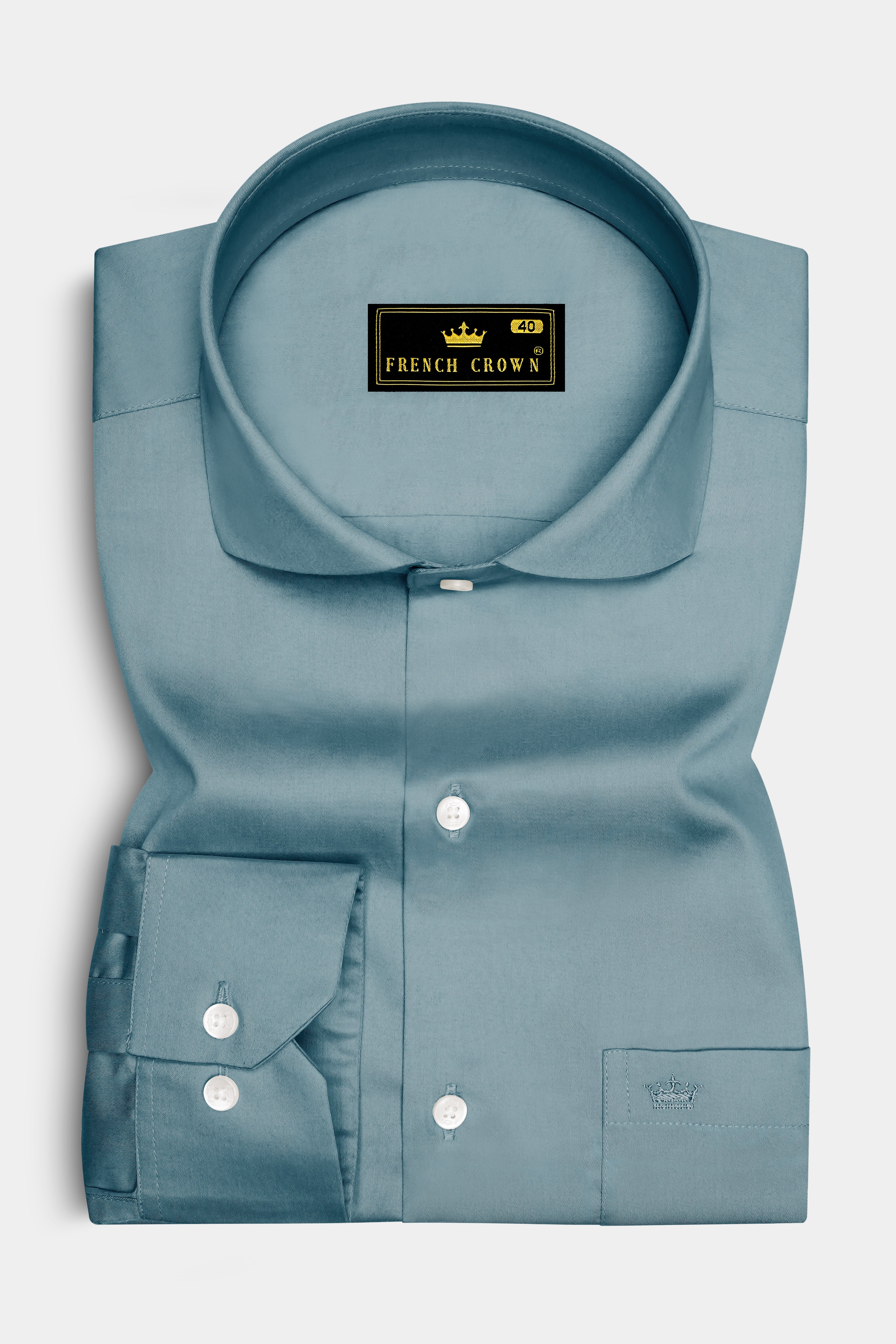 Lustraro-Cadet Green Subtle Sheen Super Soft Premium Cotton Cut Away Collar Dress Shirt 14198-CA-38, 14198-CA-H-38, 14198-CA-39, 14198-CA-H-39, 14198-CA-40, 14198-CA-H-40, 14198-CA-42, 14198-CA-H-42, 14198-CA-44, 14198-CA-H-44, 14198-CA-46, 14198-CA-H-46, 14198-CA-48, 14198-CA-H-48, 14198-CA-50, 14198-CA-H-50, 14198-CA-52, 14198-CA-H-52