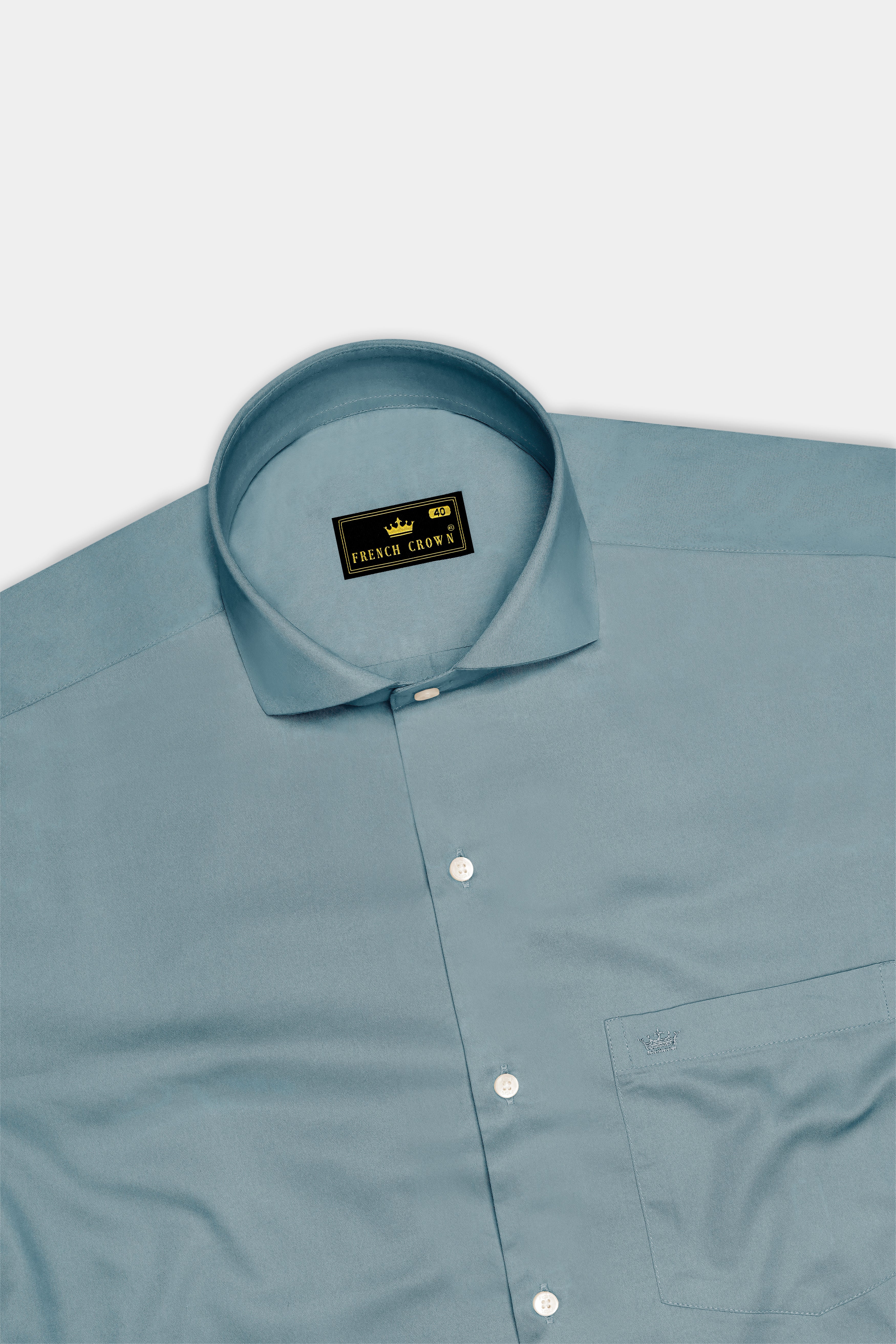 Lustraro-Cadet Green Subtle Sheen Super Soft Premium Cotton Cut Away Collar Dress Shirt 14198-CA-38, 14198-CA-H-38, 14198-CA-39, 14198-CA-H-39, 14198-CA-40, 14198-CA-H-40, 14198-CA-42, 14198-CA-H-42, 14198-CA-44, 14198-CA-H-44, 14198-CA-46, 14198-CA-H-46, 14198-CA-48, 14198-CA-H-48, 14198-CA-50, 14198-CA-H-50, 14198-CA-52, 14198-CA-H-52