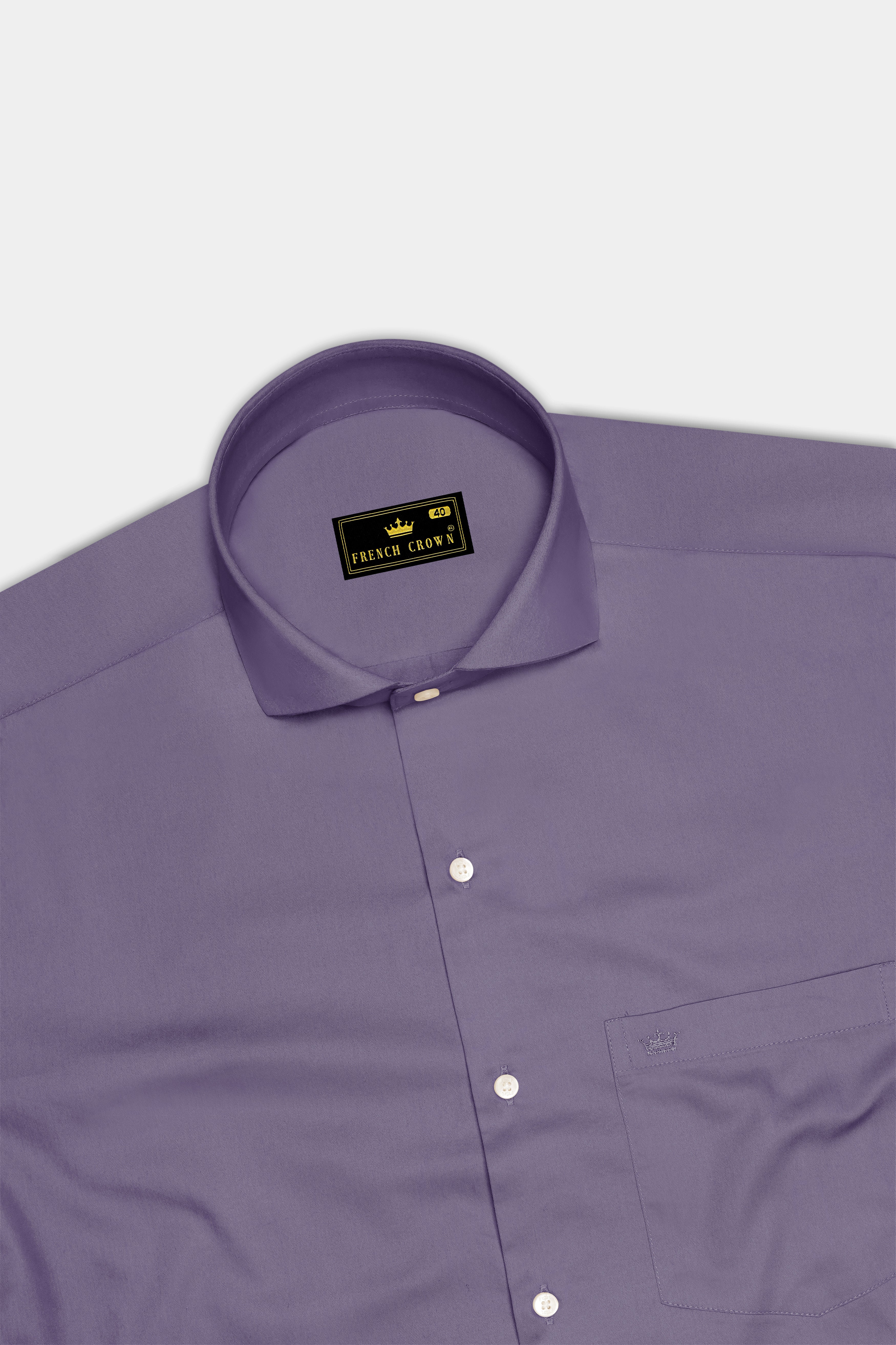 Violoro-Mobster Purple Subtle Sheen Super Soft Premium Cotton Cut Away Collar Dress Shirt 14200-CA-38, 14200-CA-H-38, 14200-CA-39, 14200-CA-H-39, 14200-CA-40, 14200-CA-H-40, 14200-CA-42, 14200-CA-H-42, 14200-CA-44, 14200-CA-H-44, 14200-CA-46, 14200-CA-H-46, 14200-CA-48, 14200-CA-H-48, 14200-CA-50, 14200-CA-H-50, 14200-CA-52, 14200-CA-H-52