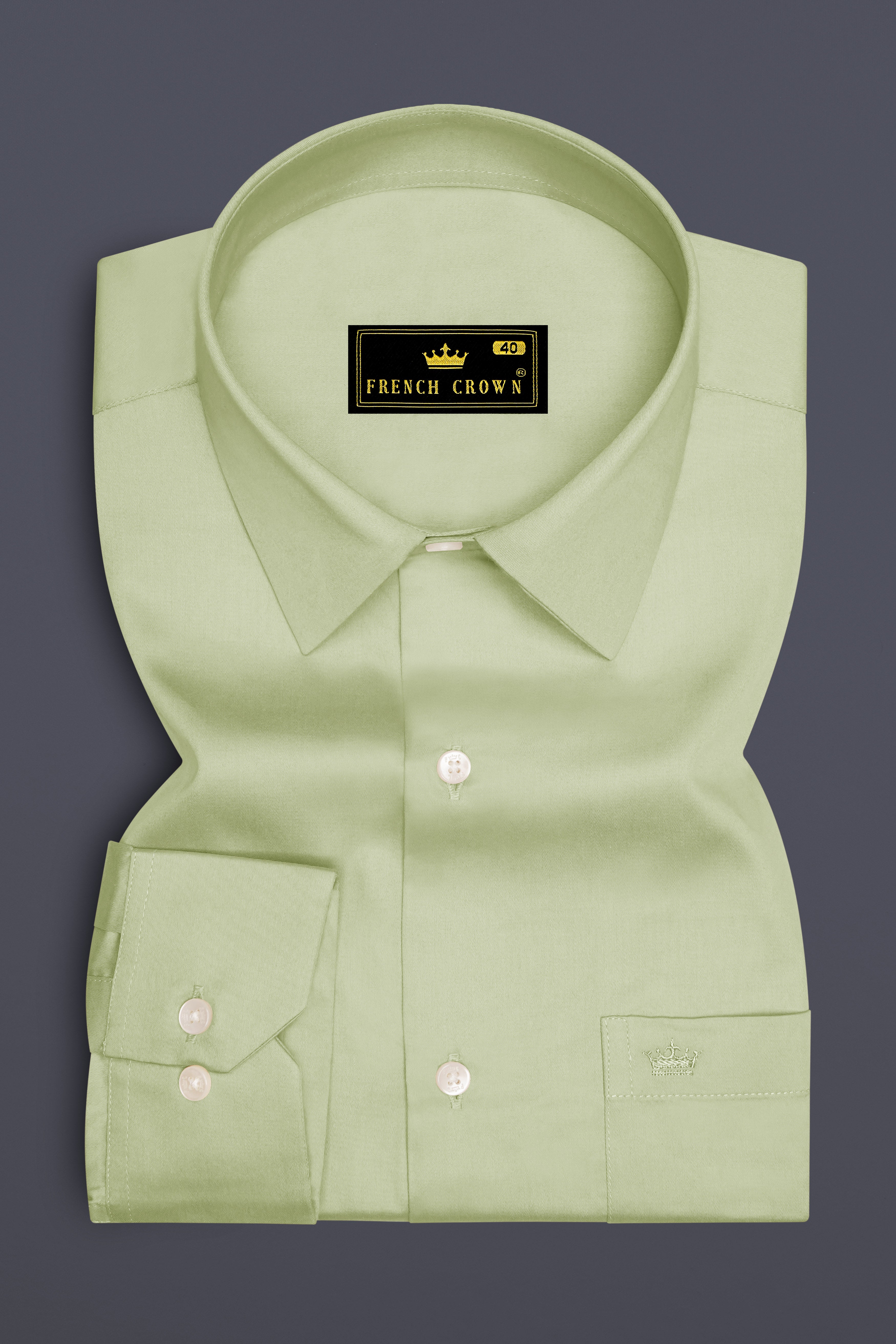Florvoro-Thistle Green Subtle Sheen Super Soft Premium Cotton Dress Shirt 14206-38, 14206-H-38, 14206-39, 14206-H-39, 14206-40, 14206-H-40, 14206-42, 14206-H-42, 14206-44, 14206-H-44, 14206-46, 14206-H-46, 14206-48, 14206-H-48, 14206-50, 14206-H-50, 14206-52, 14206-H-52