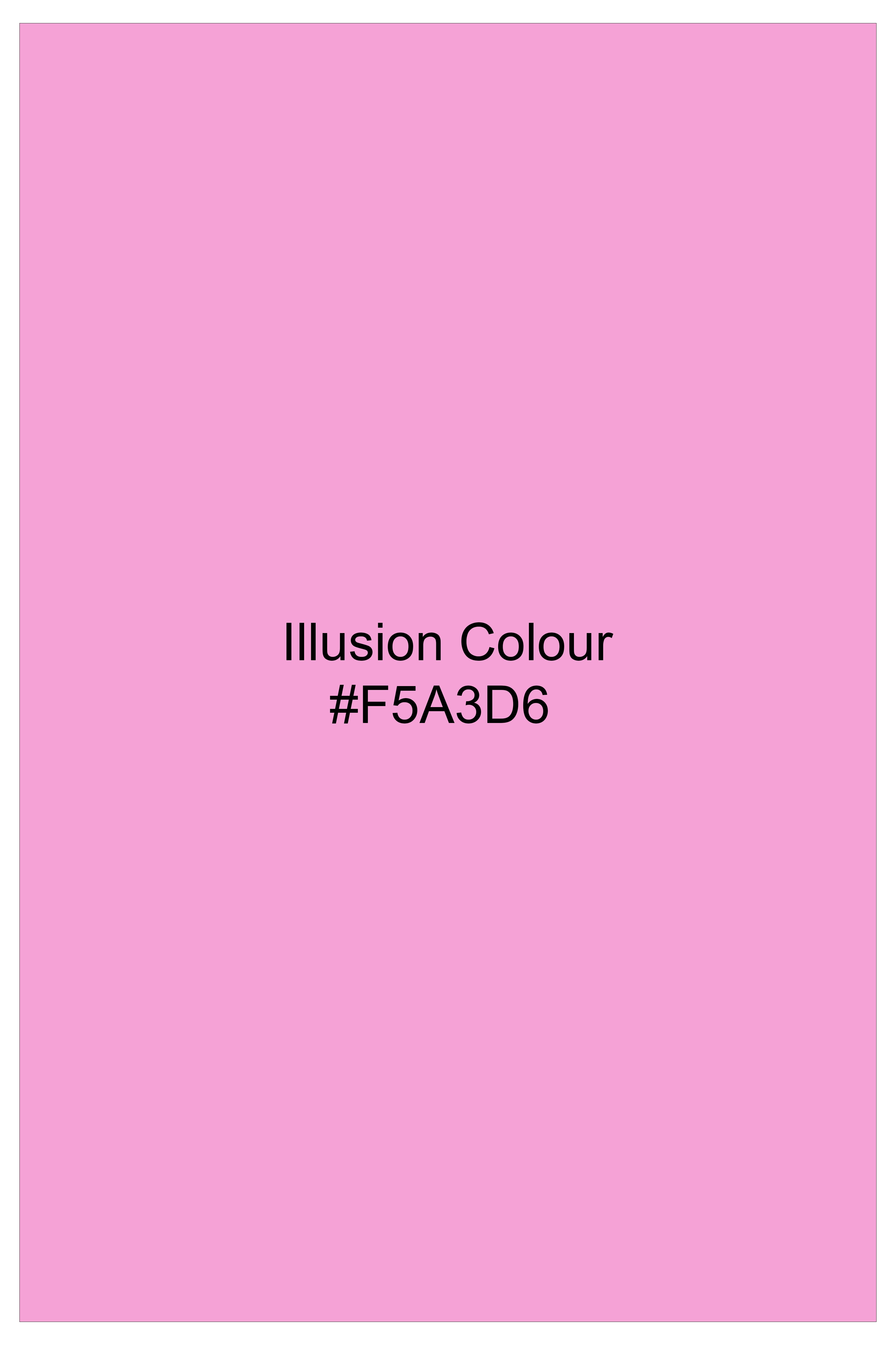 Blushoro-Illusion Pink Subtle Sheen Super Soft Premium Cotton Cut Away Collar Dress Shirt