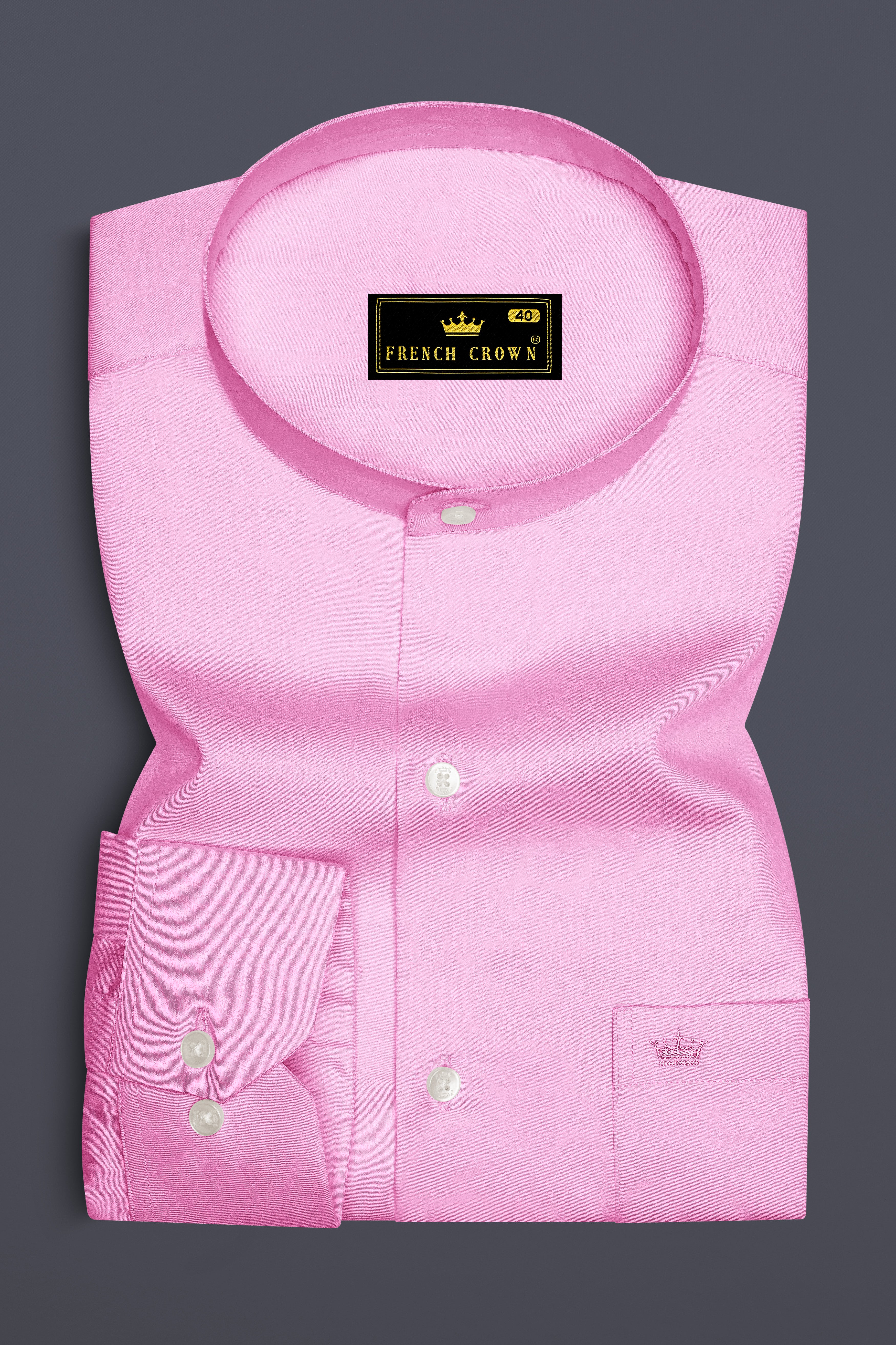 Blushoro-Illusion Pink Subtle Sheen Super Soft Premium Cotton Mandarin Dress Shirt 14211-M-38, 14211-M-H-38, 14211-M-39, 14211-M-H-39, 14211-M-40, 14211-M-H-40, 14211-M-42, 14211-M-H-42, 14211-M-44, 14211-M-H-44, 14211-M-46, 14211-M-H-46, 14211-M-48, 14211-M-H-48, 14211-M-50, 14211-M-H-50, 14211-M-52, 14211-M-H-52