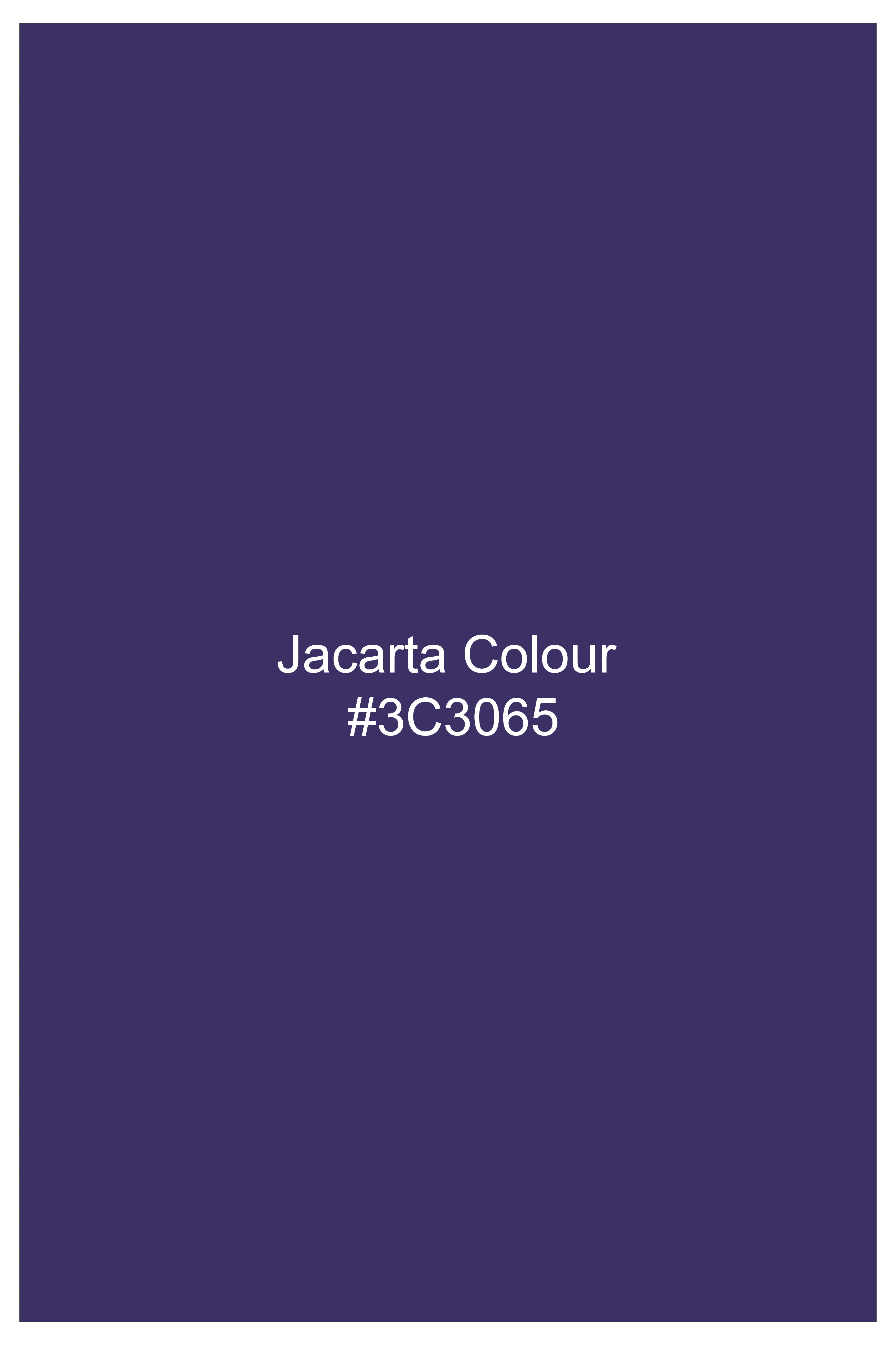 Violoro-Jacarta Purple And Bright White striped Super Soft Premium Cotton Dress Shirt