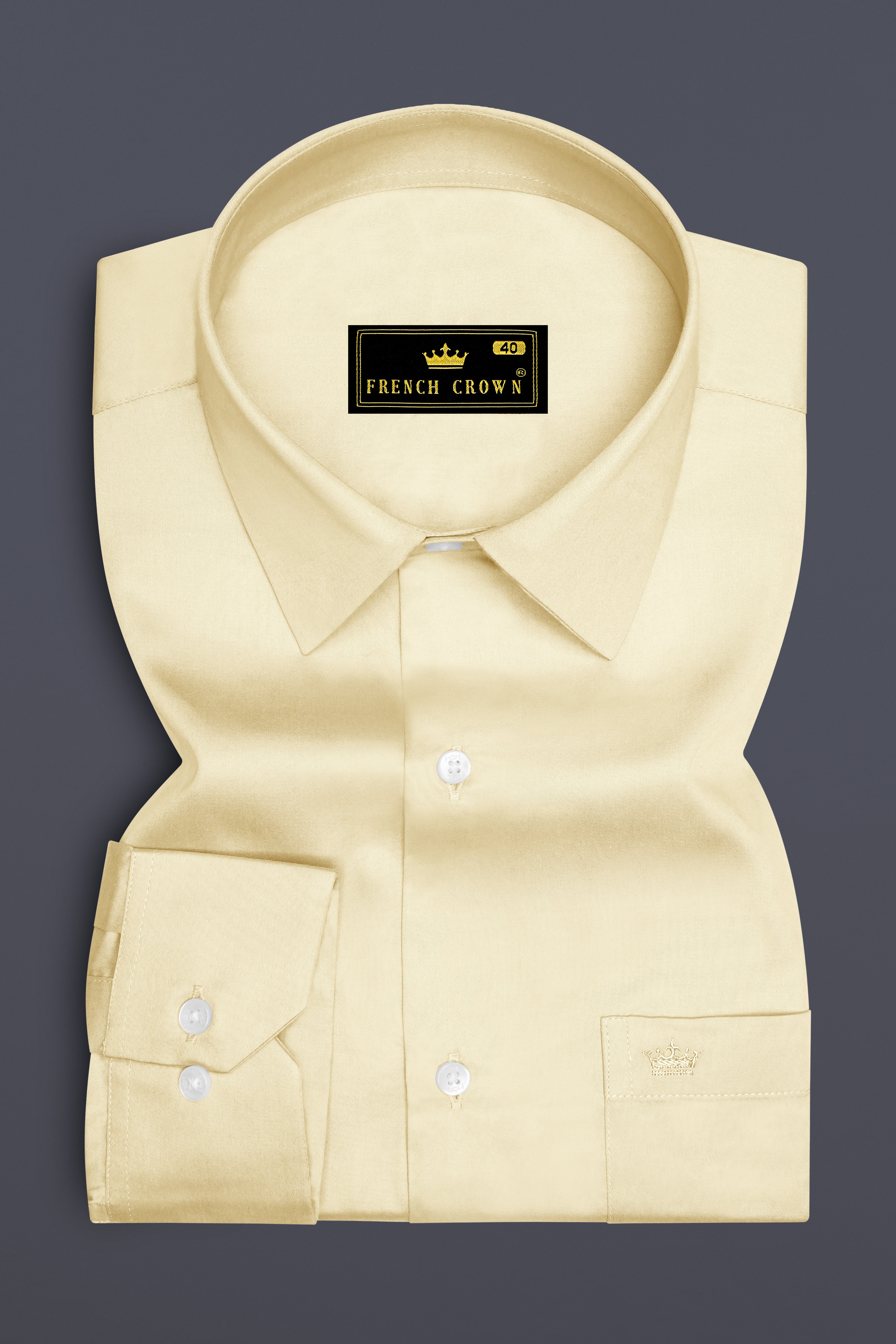 Ivoro Almond Cream Subtle Sheen Super Soft Premium Cotton Dress Shirt 14261-38, 14261-H-38, 14261-39, 14261-H-39, 14261-40, 14261-H-40, 14261-42, 14261-H-42, 14261-44, 14261-H-44, 14261-46, 14261-H-46, 14261-48, 14261-H-48, 14261-50, 14261-H-50, 14261-52, 14261-H-52