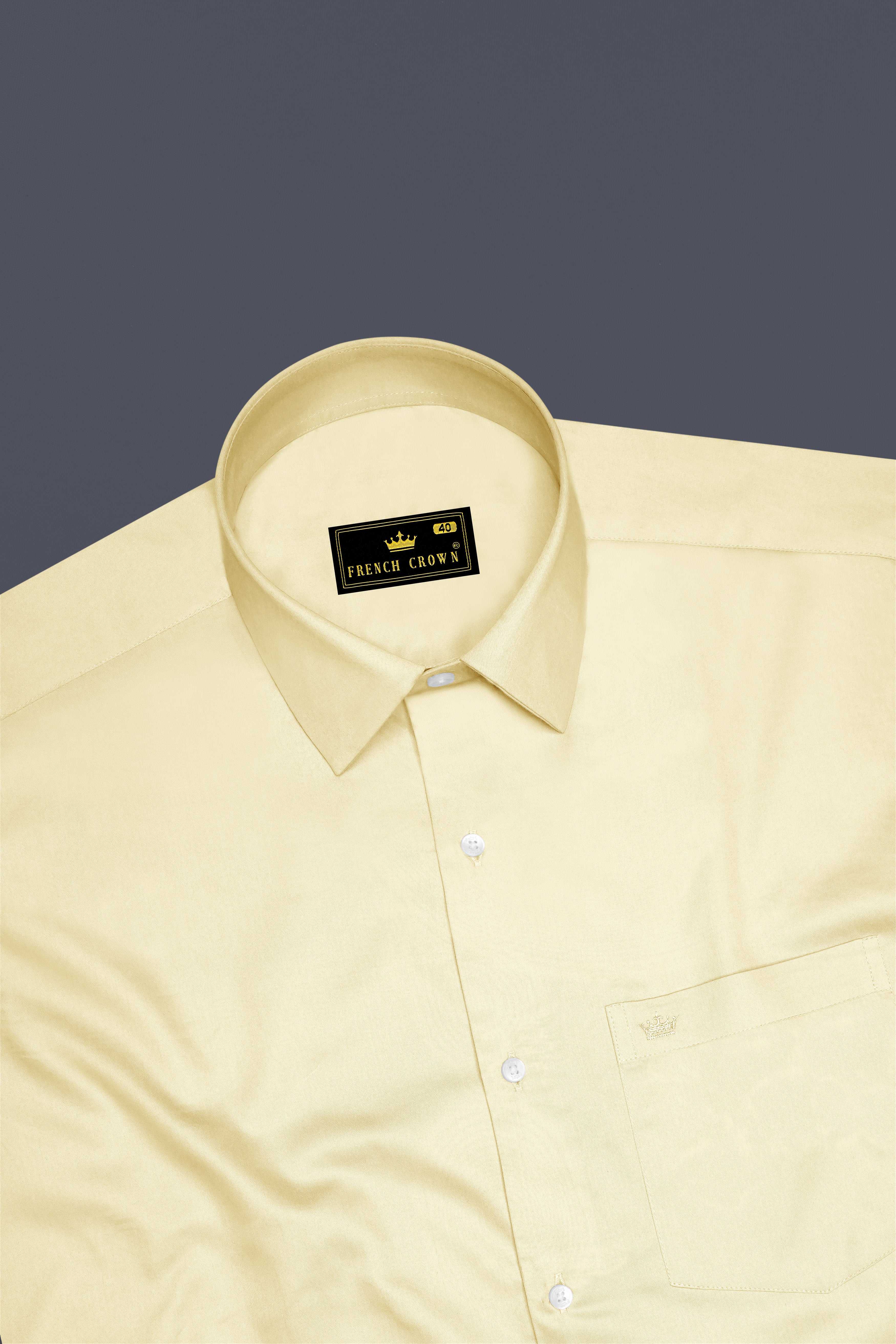 Ivoro Almond Cream Subtle Sheen Super Soft Premium Cotton Dress Shirt 14261-38, 14261-H-38, 14261-39, 14261-H-39, 14261-40, 14261-H-40, 14261-42, 14261-H-42, 14261-44, 14261-H-44, 14261-46, 14261-H-46, 14261-48, 14261-H-48, 14261-50, 14261-H-50, 14261-52, 14261-H-52