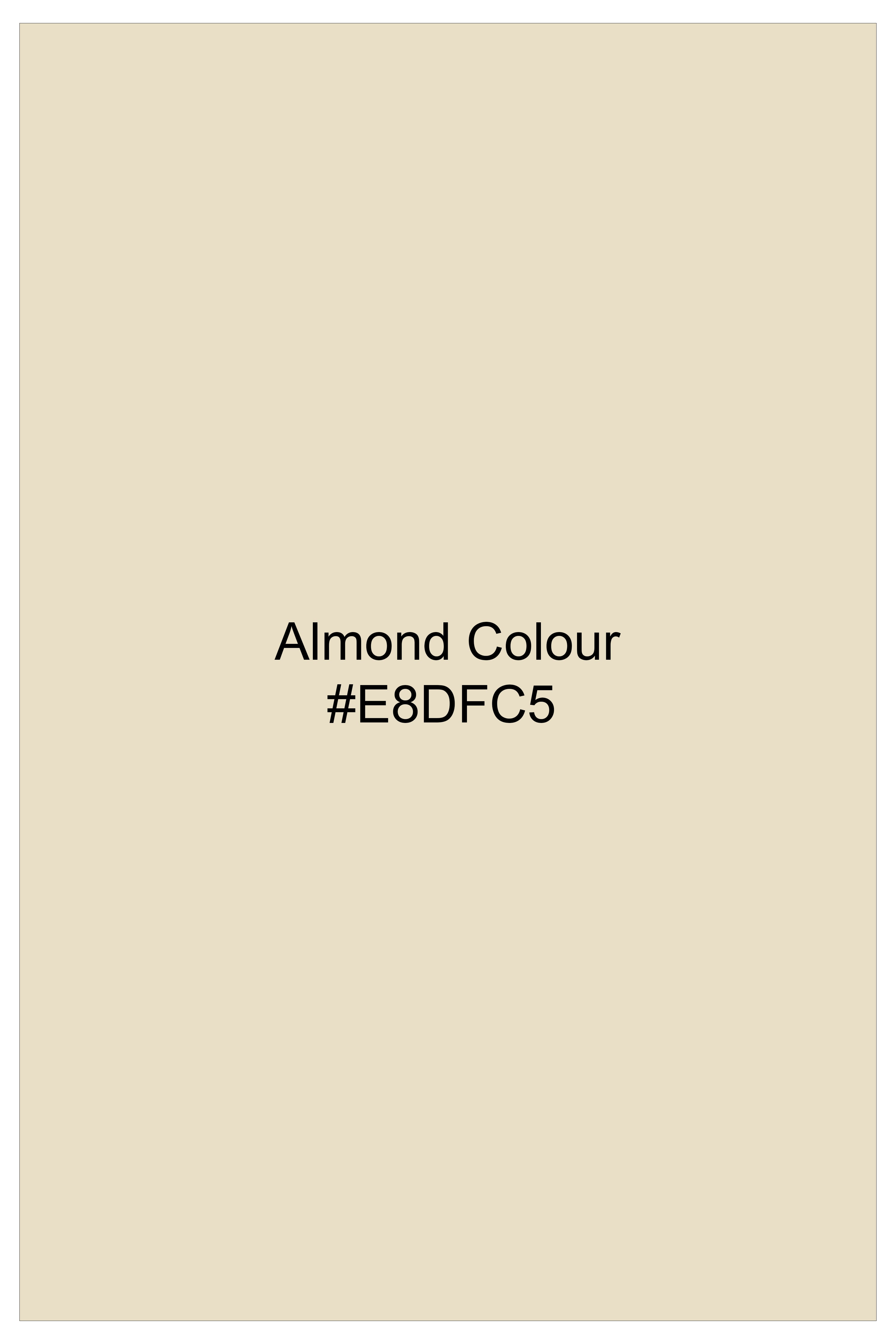 Ivoro Almond Cream Subtle Sheen Super Soft Premium Cotton Cut Away Collar Dress Shirt