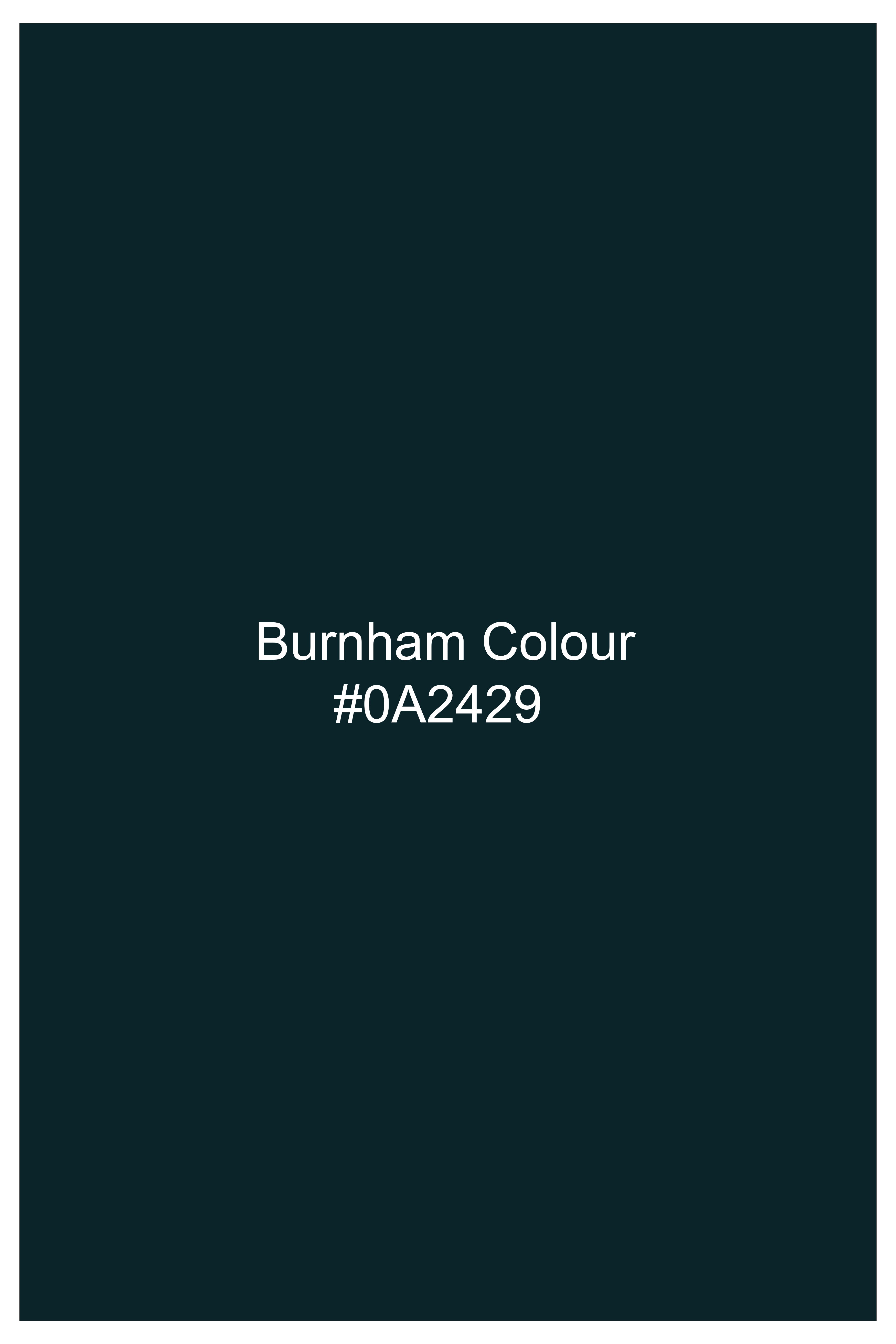 Olvoro Burnham Green Subtle Sheen Super Soft Premium Cotton Mandarin Dress Shirt
