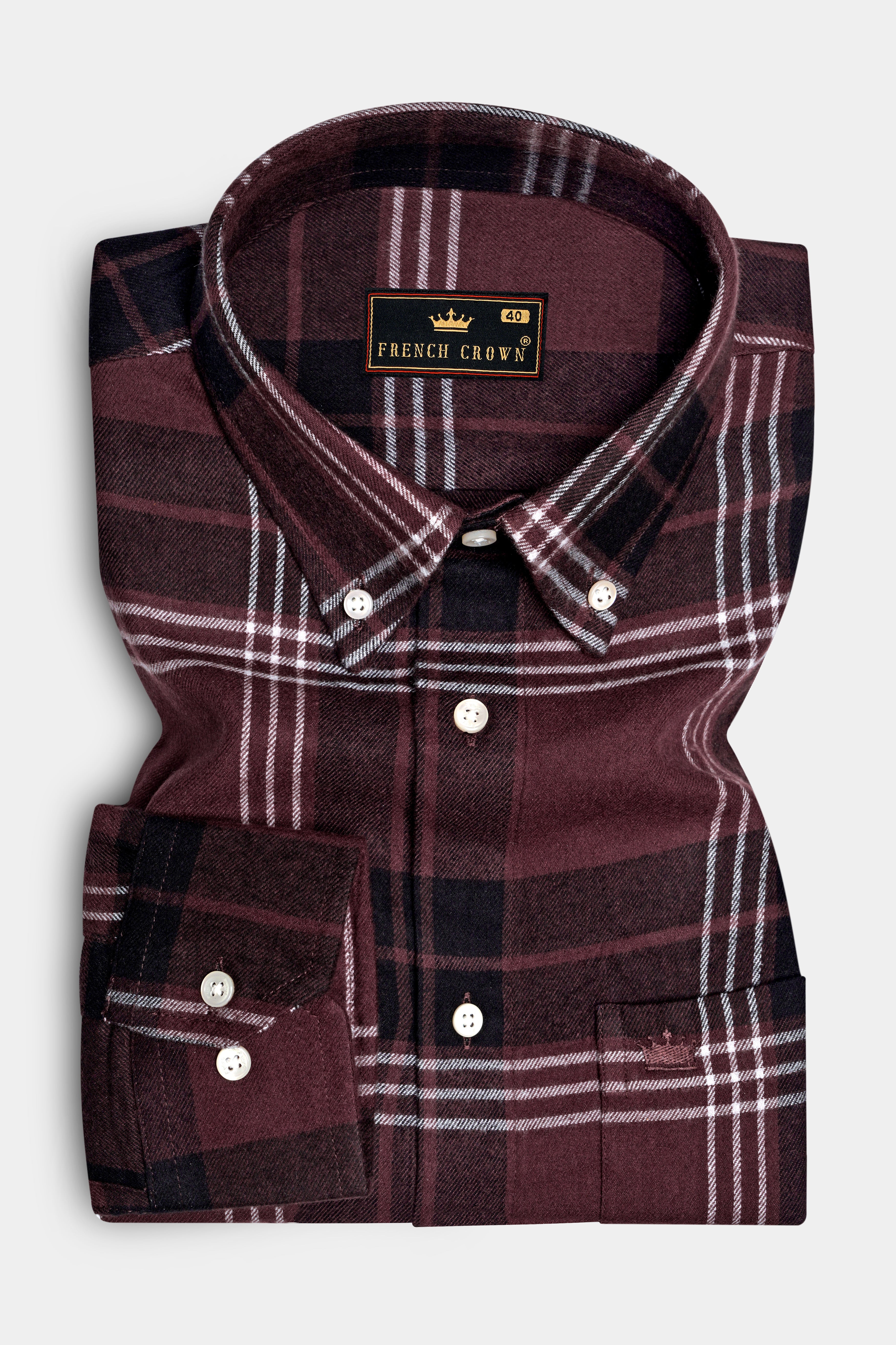 Umbero Crater Brown Plaid Flannel Premium Cotton Casual Shirt 14282-BD-38, 14282-BD-H-38, 14282-BD-39, 14282-BD-H-39, 14282-BD-40, 14282-BD-H-40, 14282-BD-42, 14282-BD-H-42, 14282-BD-44, 14282-BD-H-44, 14282-BD-46, 14282-BD-H-46, 14282-BD-48, 14282-BD-H-48, 14282-BD-50, 14282-BD-H-50, 14282-BD-52, 14282-BD-H-52