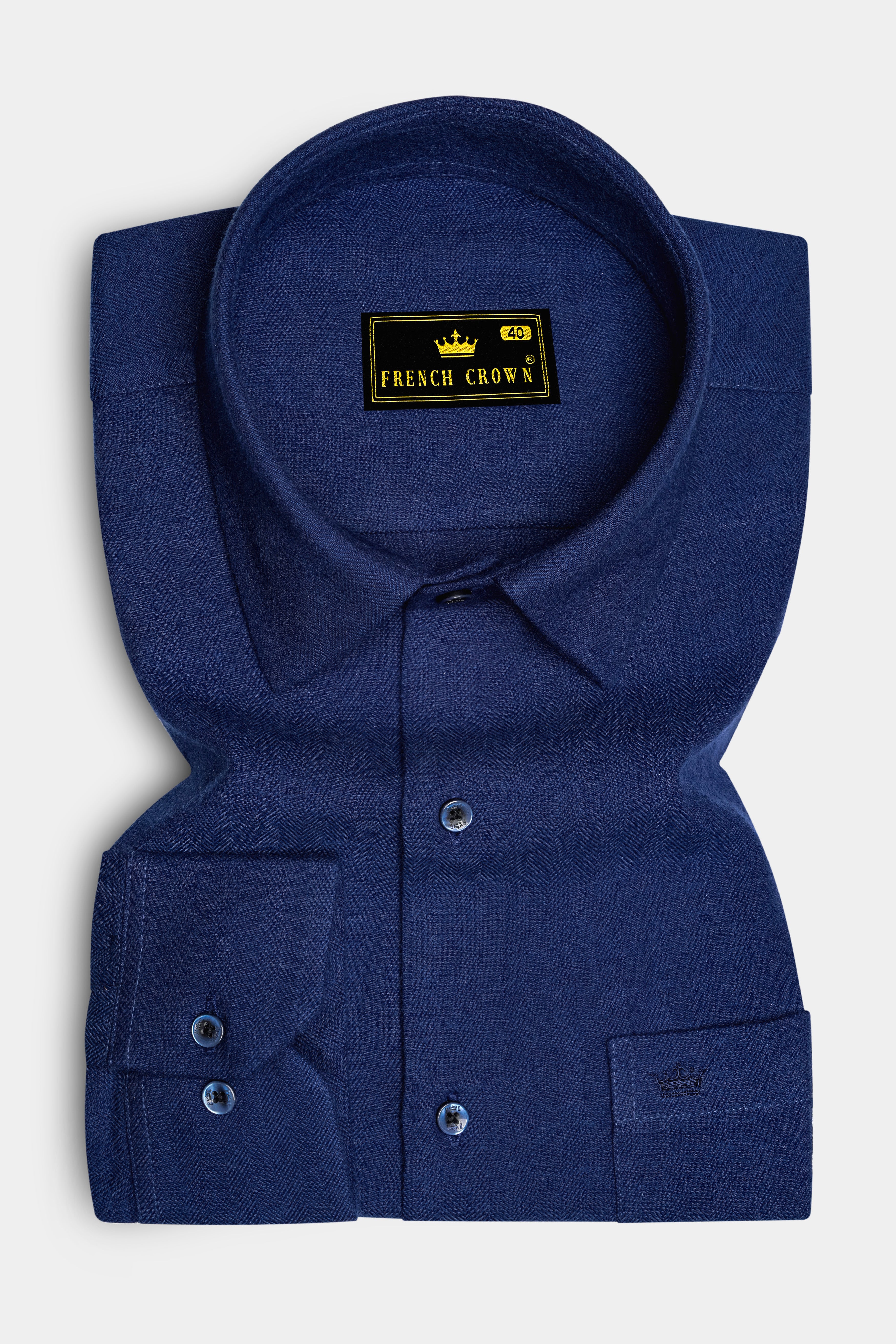 Blucrest-Biscay Blue Textured Herringbone Premium Cotton Casual Shirt 14364-BLE-38, 14364-BLE-H-38, 14364-BLE-39, 14364-BLE-H-39, 14364-BLE-40, 14364-BLE-H-40, 14364-BLE-42, 14364-BLE-H-42, 14364-BLE-44, 14364-BLE-H-44, 14364-BLE-46, 14364-BLE-H-46, 14364-BLE-48, 14364-BLE-H-48, 14364-BLE-50, 14364-BLE-H-50, 14364-BLE-52, 14364-BLE-H-52