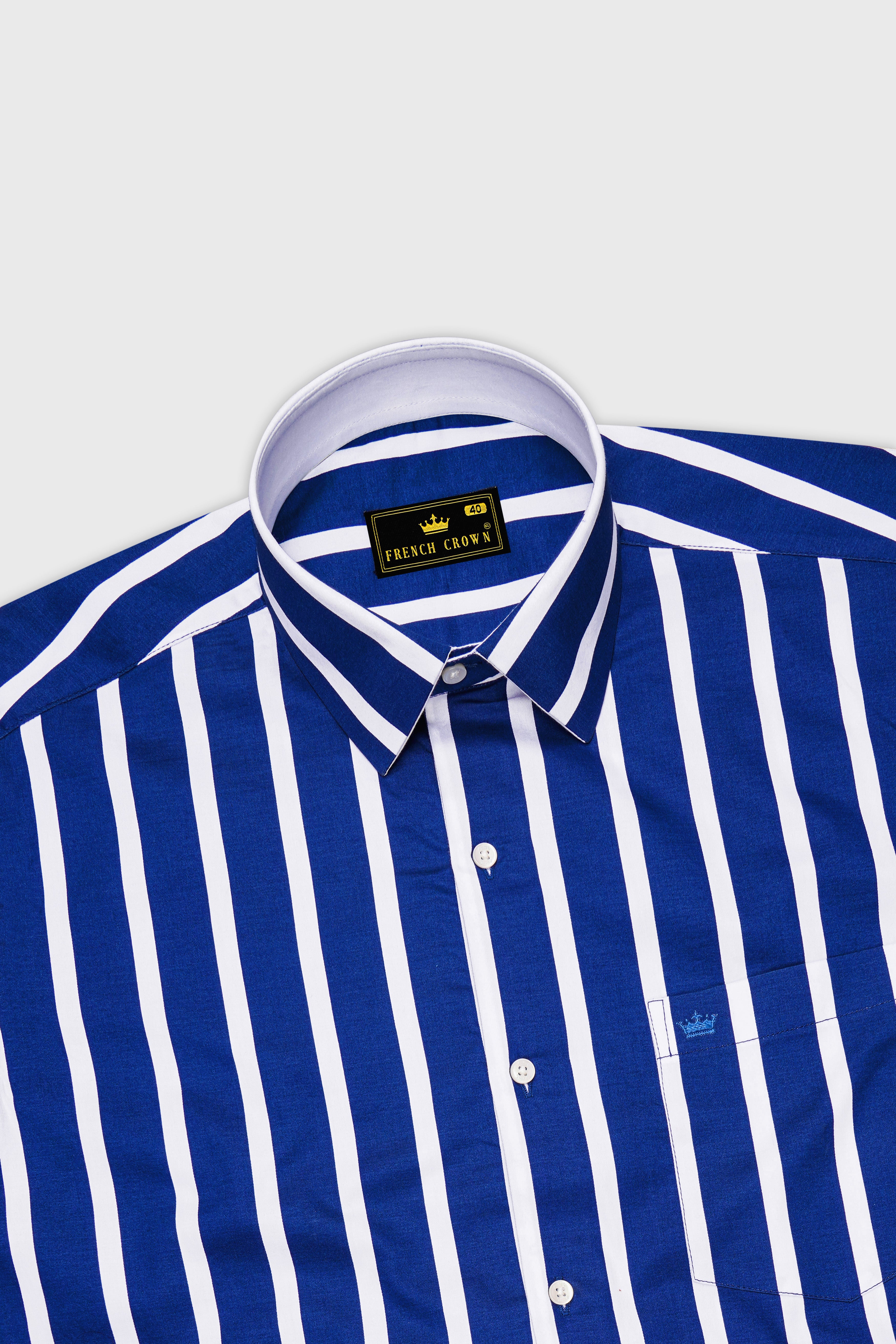 Marivon-Chambray Blue And Bright White Awning Striped Super Soft Premium Cotton Dress Shirt 14379-CLOTH-P-38, 14379-CLOTH-P-H-38, 14379-CLOTH-P-39, 14379-CLOTH-P-H-39, 14379-CLOTH-P-40, 14379-CLOTH-P-H-40, 14379-CLOTH-P-42, 14379-CLOTH-P-H-42, 14379-CLOTH-P-44, 14379-CLOTH-P-H-44, 14379-CLOTH-P-46, 14379-CLOTH-P-H-46, 14379-CLOTH-P-48, 14379-CLOTH-P-H-48, 14379-CLOTH-P-50, 14379-CLOTH-P-H-50, 14379-CLOTH-P-52, 14379-CLOTH-P-H-52
