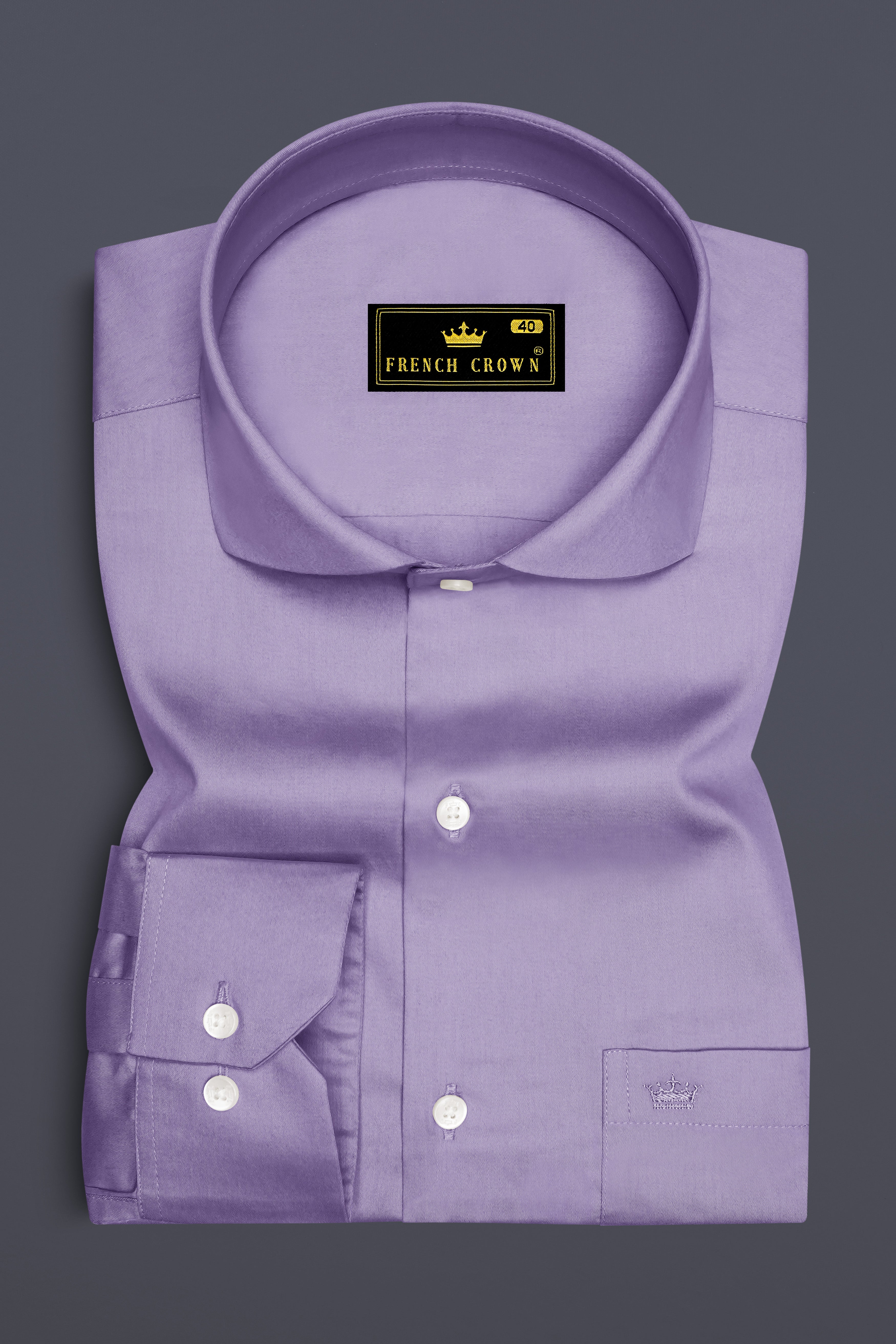 Lavero-Pastel Purple Subtle Sheen Super Soft Premium Cotton Cut Away Collar Dress Shirt 14403-CA-38, 14403-CA-H-38, 14403-CA-39, 14403-CA-H-39, 14403-CA-40, 14403-CA-H-40, 14403-CA-42, 14403-CA-H-42, 14403-CA-44, 14403-CA-H-44, 14403-CA-46, 14403-CA-H-46, 14403-CA-48, 14403-CA-H-48, 14403-CA-50, 14403-CA-H-50, 14403-CA-52, 14403-CA-H-52