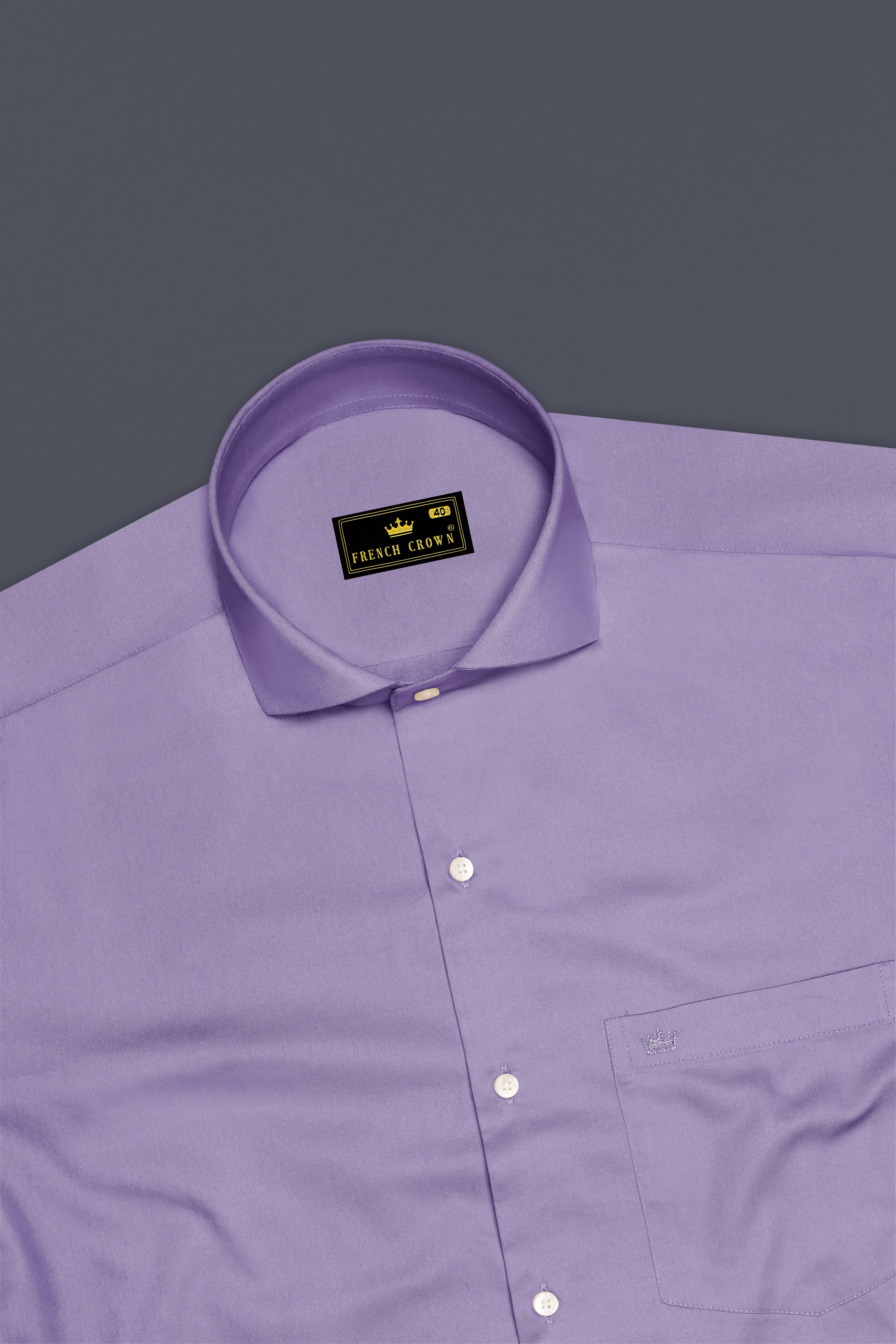 Lavero-Pastel Purple Subtle Sheen Super Soft Premium Cotton Cut Away Collar Dress Shirt 14403-CA-38, 14403-CA-H-38, 14403-CA-39, 14403-CA-H-39, 14403-CA-40, 14403-CA-H-40, 14403-CA-42, 14403-CA-H-42, 14403-CA-44, 14403-CA-H-44, 14403-CA-46, 14403-CA-H-46, 14403-CA-48, 14403-CA-H-48, 14403-CA-50, 14403-CA-H-50, 14403-CA-52, 14403-CA-H-52