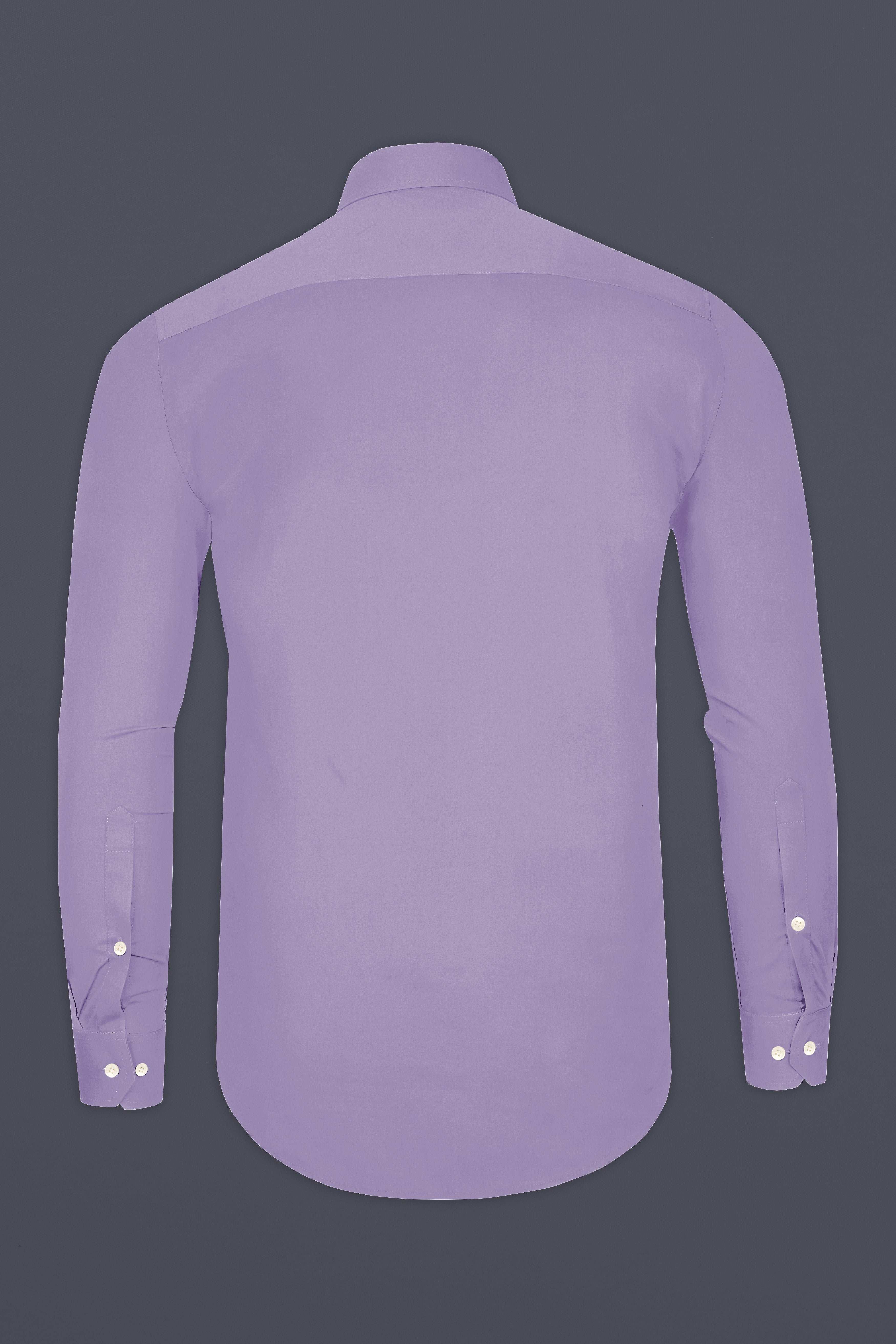 Lavero-Pastel Purple Subtle Sheen Super Soft Premium Cotton Tuxedo Dress Shirt