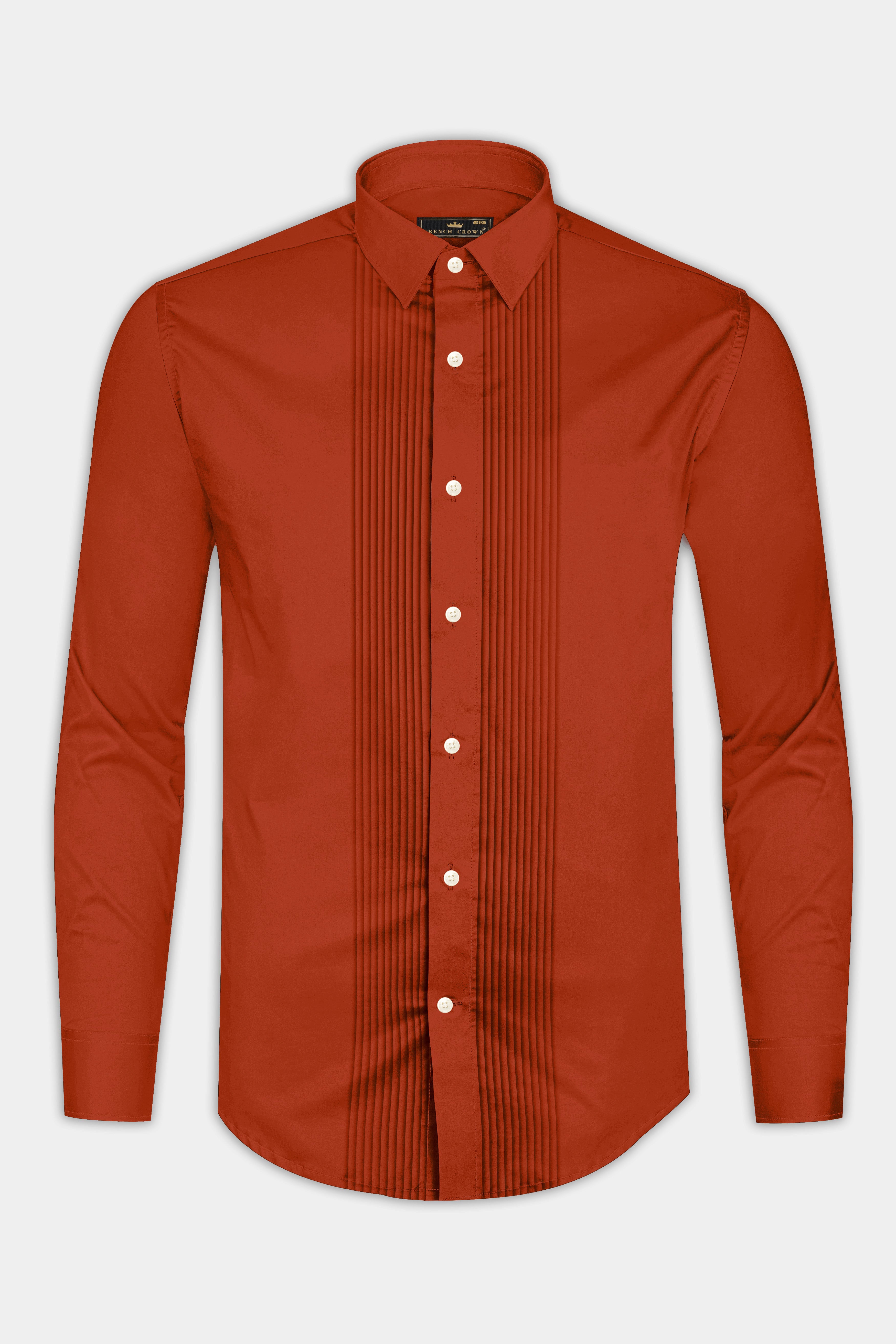 Amberon-Cognac Orange Subtle Sheen Super Soft Premium Cotton Tuxedo Dress Shirt 14425-TXD-38, 14425-TXD-H-38, 14425-TXD-39, 14425-TXD-H-39, 14425-TXD-40, 14425-TXD-H-40, 14425-TXD-42, 14425-TXD-H-42, 14425-TXD-44, 14425-TXD-H-44, 14425-TXD-46, 14425-TXD-H-46, 14425-TXD-48, 14425-TXD-H-48, 14425-TXD-50, 14425-TXD-H-50, 14425-TXD-52, 14425-TXD-H-52