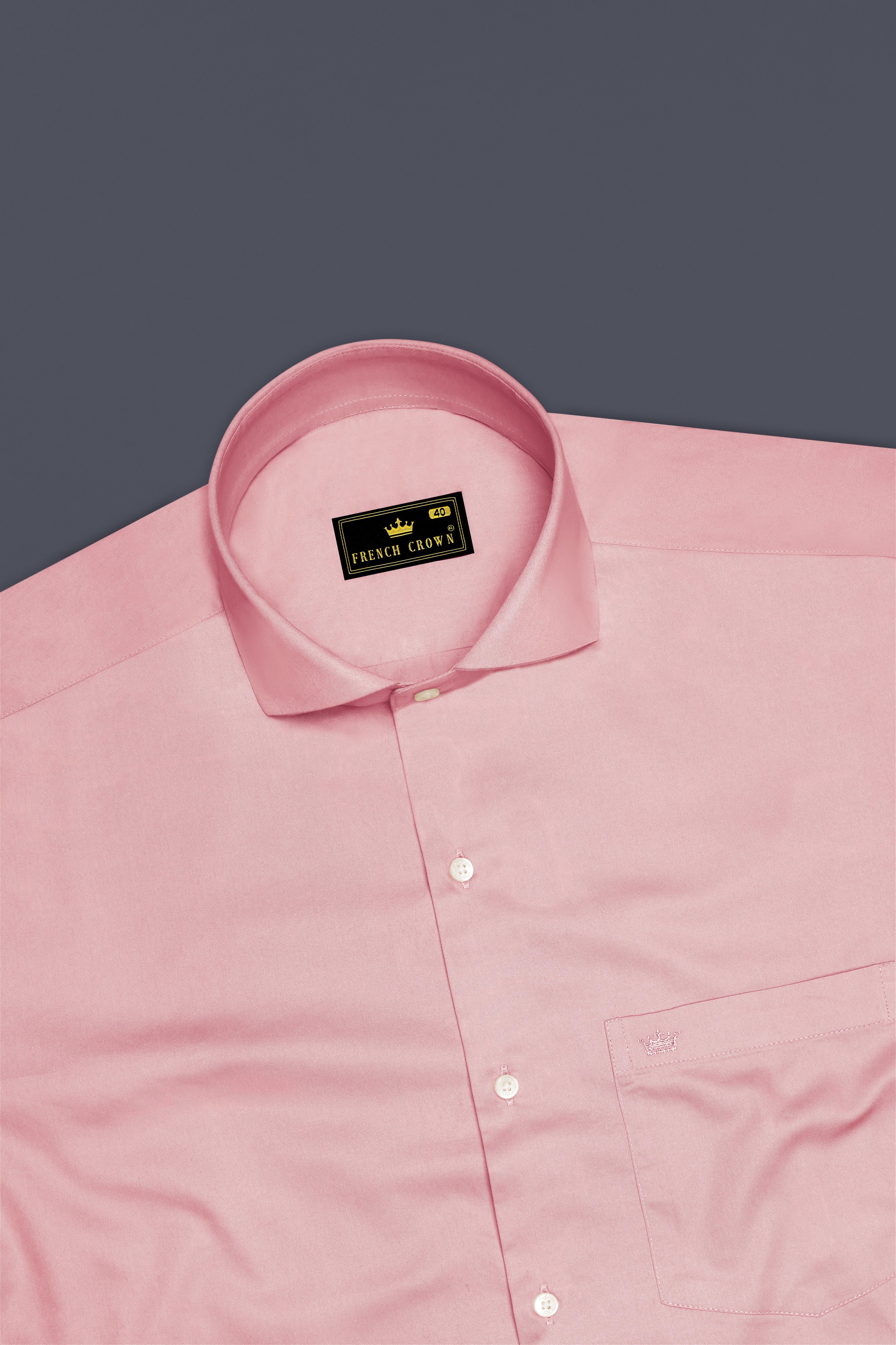 Rosavon-Blossom Pink Subtle Sheen Super Soft Premium Cotton Cut Away Collar Dress Shirt 14476-CA-38, 14476-CA-H-38, 14476-CA-39, 14476-CA-H-39, 14476-CA-40, 14476-CA-H-40, 14476-CA-42, 14476-CA-H-42, 14476-CA-44, 14476-CA-H-44, 14476-CA-46, 14476-CA-H-46, 14476-CA-48, 14476-CA-H-48, 14476-CA-50, 14476-CA-H-50, 14476-CA-52, 14476-CA-H-52