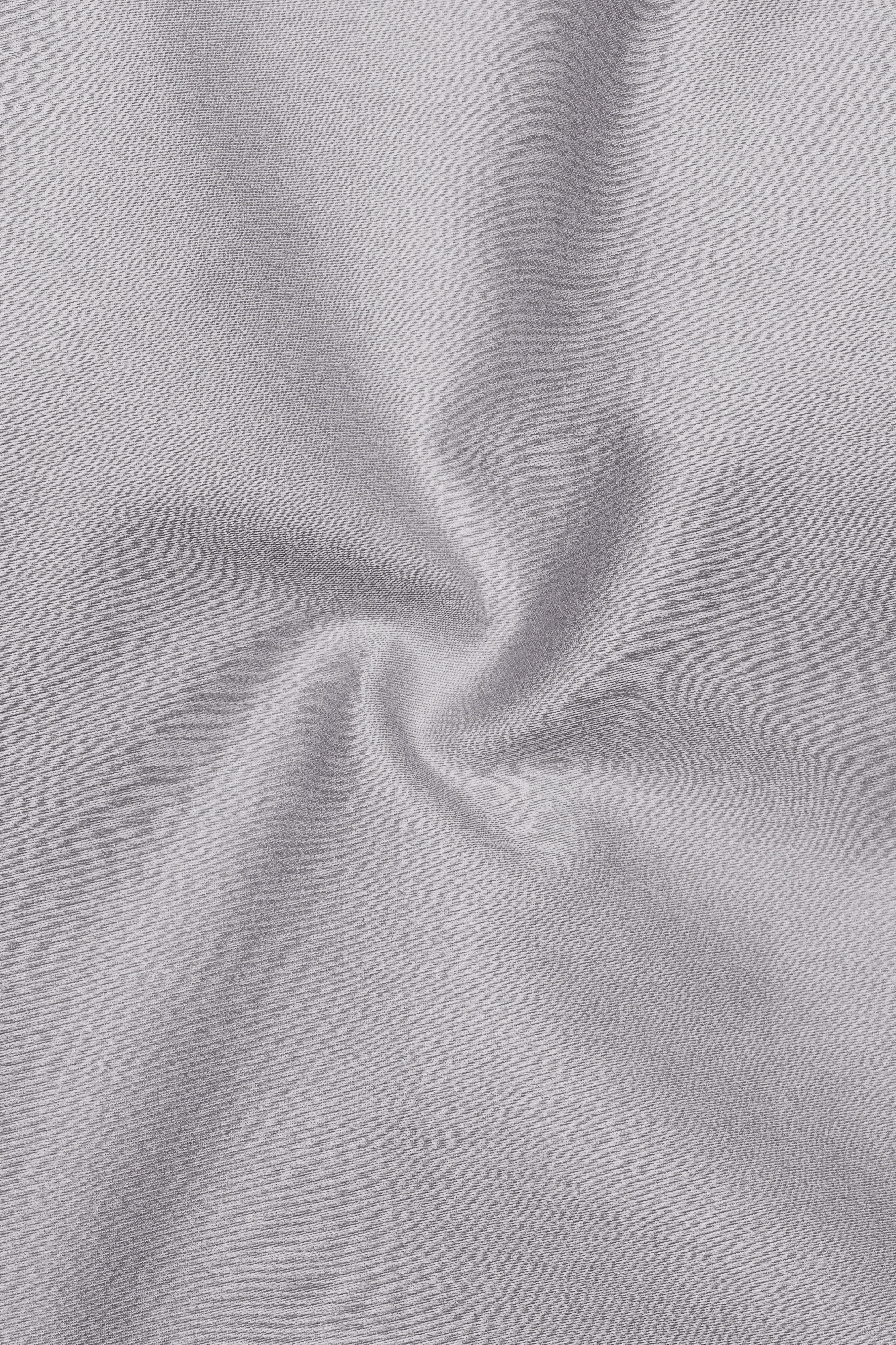 Blushoro-Clam Gray Subtle Sheen Super Soft Premium Cotton Mandarin Dress Shirt