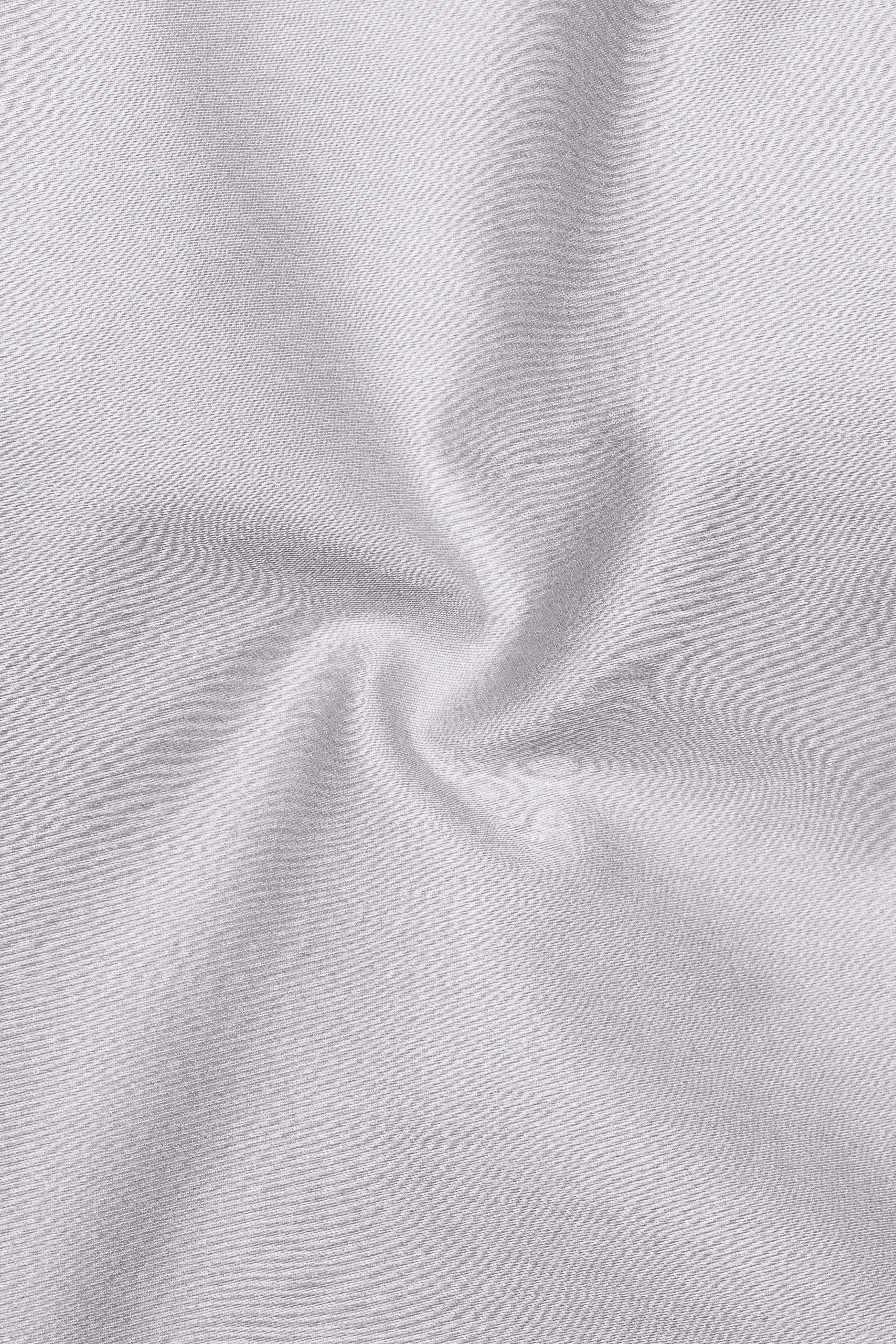 Blushoro-Clam Gray Subtle Sheen Super Soft Premium Cotton Tuxedo Dress Shirt
