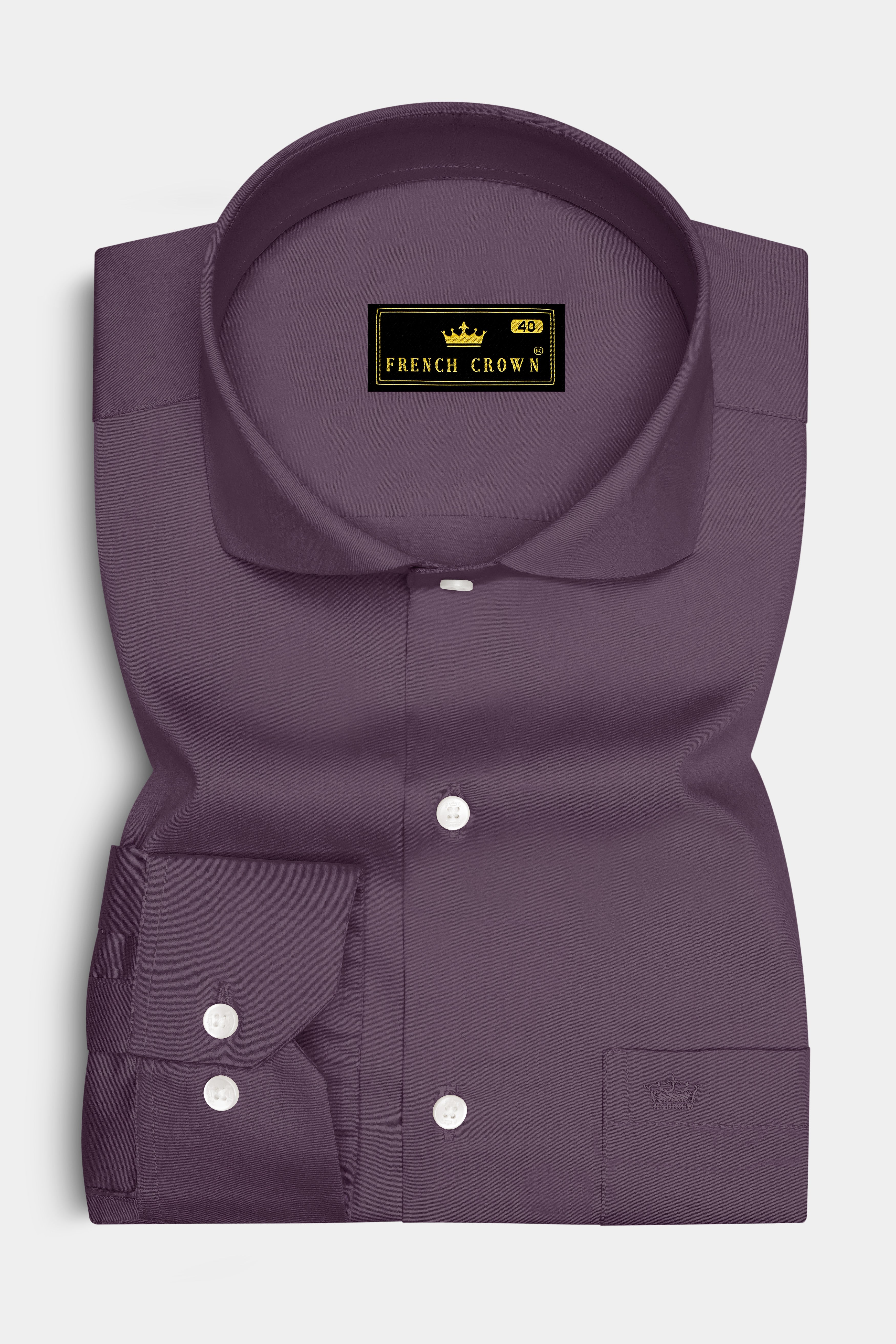 Mauvero-Taupe Purple Subtle Sheen Super Soft Premium Cotton Cut Away Collar Dress Shirt 14495-CA-38, 14495-CA-H-38, 14495-CA-39, 14495-CA-H-39, 14495-CA-40, 14495-CA-H-40, 14495-CA-42, 14495-CA-H-42, 14495-CA-44, 14495-CA-H-44, 14495-CA-46, 14495-CA-H-46, 14495-CA-48, 14495-CA-H-48, 14495-CA-50, 14495-CA-H-50, 14495-CA-52, 14495-CA-H-52