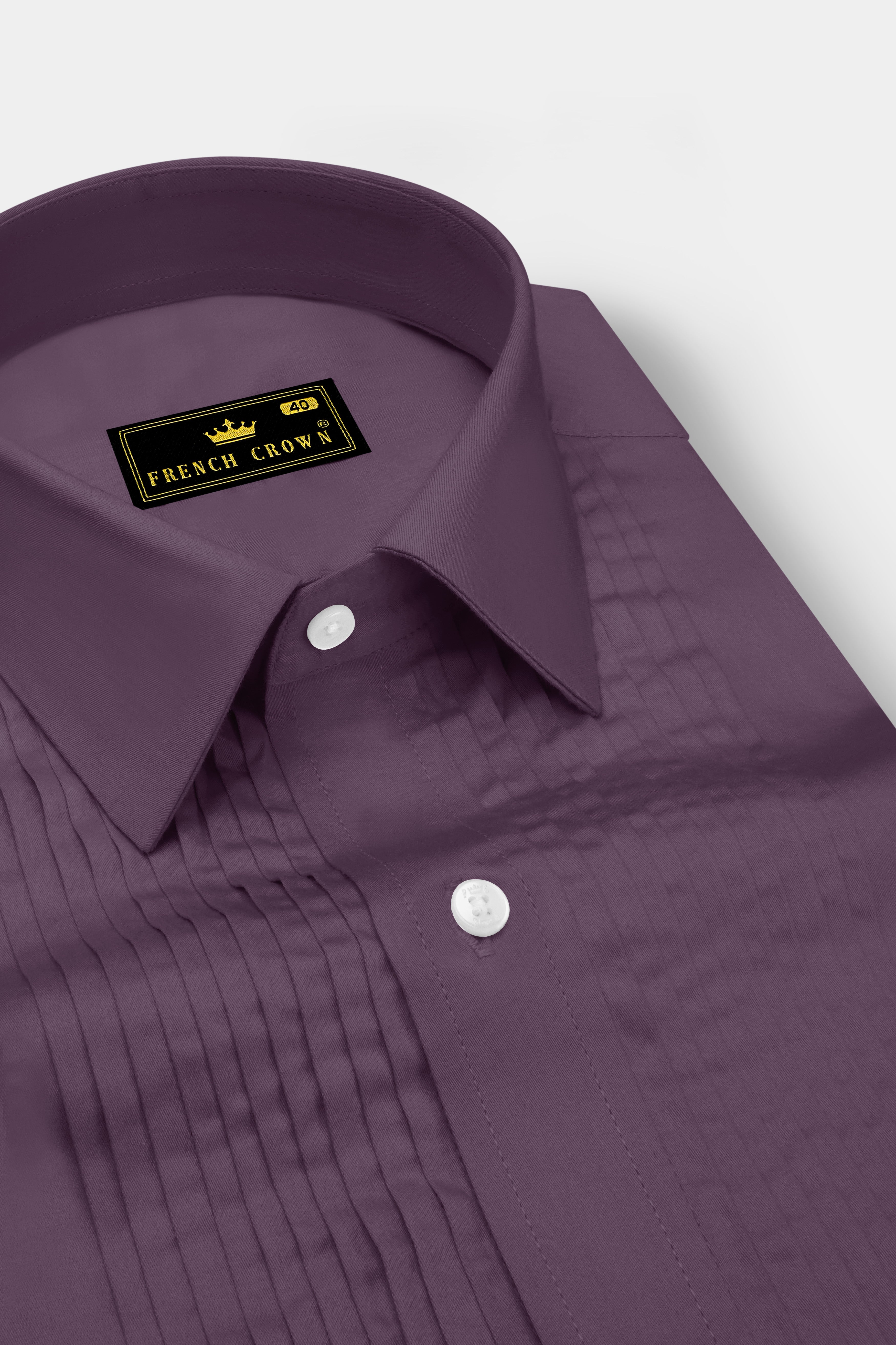 Mauvero-Taupe Purple Subtle Sheen Super Soft Premium Cotton Tuxedo Dress Shirt 14497-TXD-38, 14497-TXD-H-38, 14497-TXD-39, 14497-TXD-H-39, 14497-TXD-40, 14497-TXD-H-40, 14497-TXD-42, 14497-TXD-H-42, 14497-TXD-44, 14497-TXD-H-44, 14497-TXD-46, 14497-TXD-H-46, 14497-TXD-48, 14497-TXD-H-48, 14497-TXD-50, 14497-TXD-H-50, 14497-TXD-52, 14497-TXD-H-52