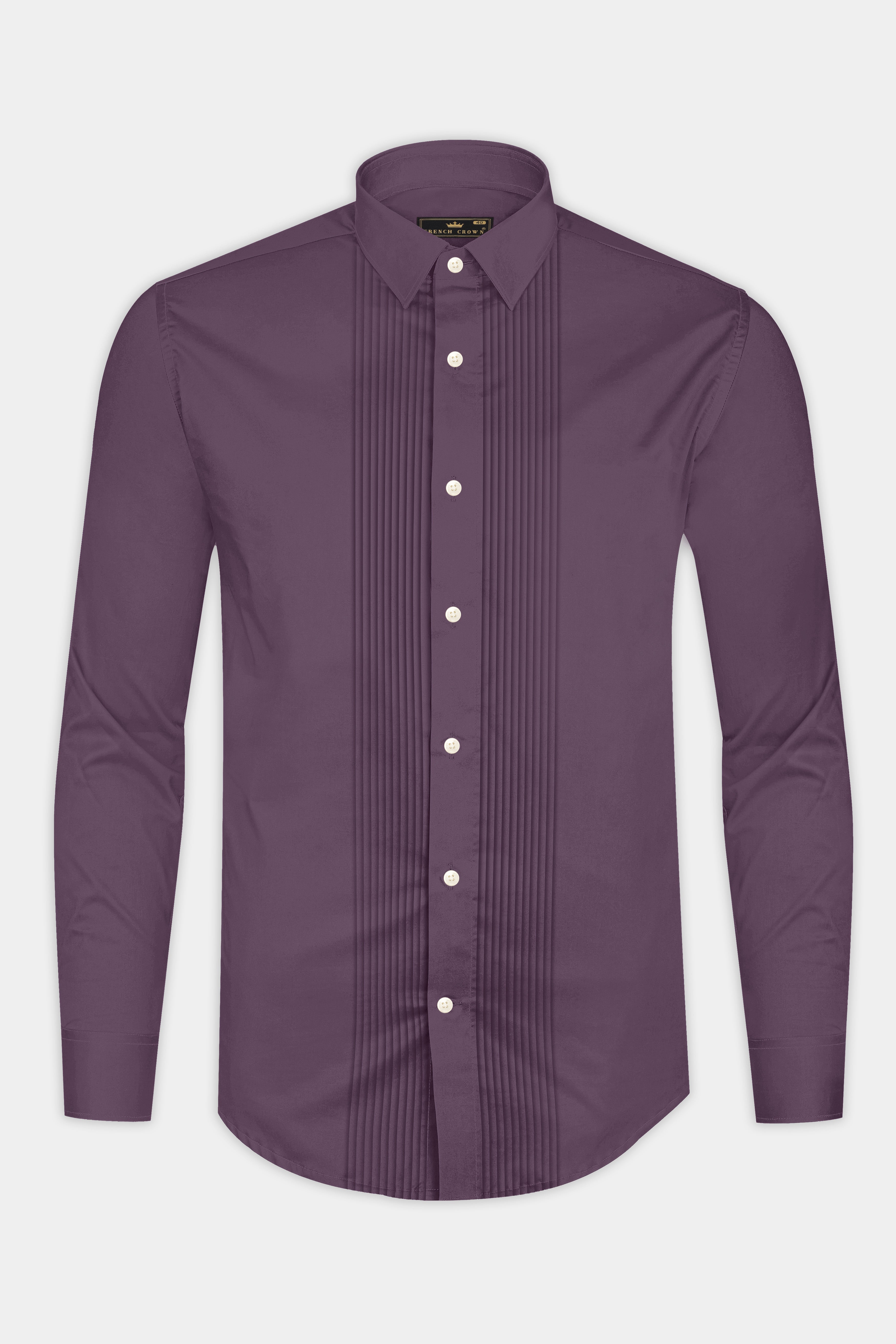 Mauvero-Taupe Purple Subtle Sheen Super Soft Premium Cotton Tuxedo Dress Shirt 14497-TXD-38, 14497-TXD-H-38, 14497-TXD-39, 14497-TXD-H-39, 14497-TXD-40, 14497-TXD-H-40, 14497-TXD-42, 14497-TXD-H-42, 14497-TXD-44, 14497-TXD-H-44, 14497-TXD-46, 14497-TXD-H-46, 14497-TXD-48, 14497-TXD-H-48, 14497-TXD-50, 14497-TXD-H-50, 14497-TXD-52, 14497-TXD-H-52