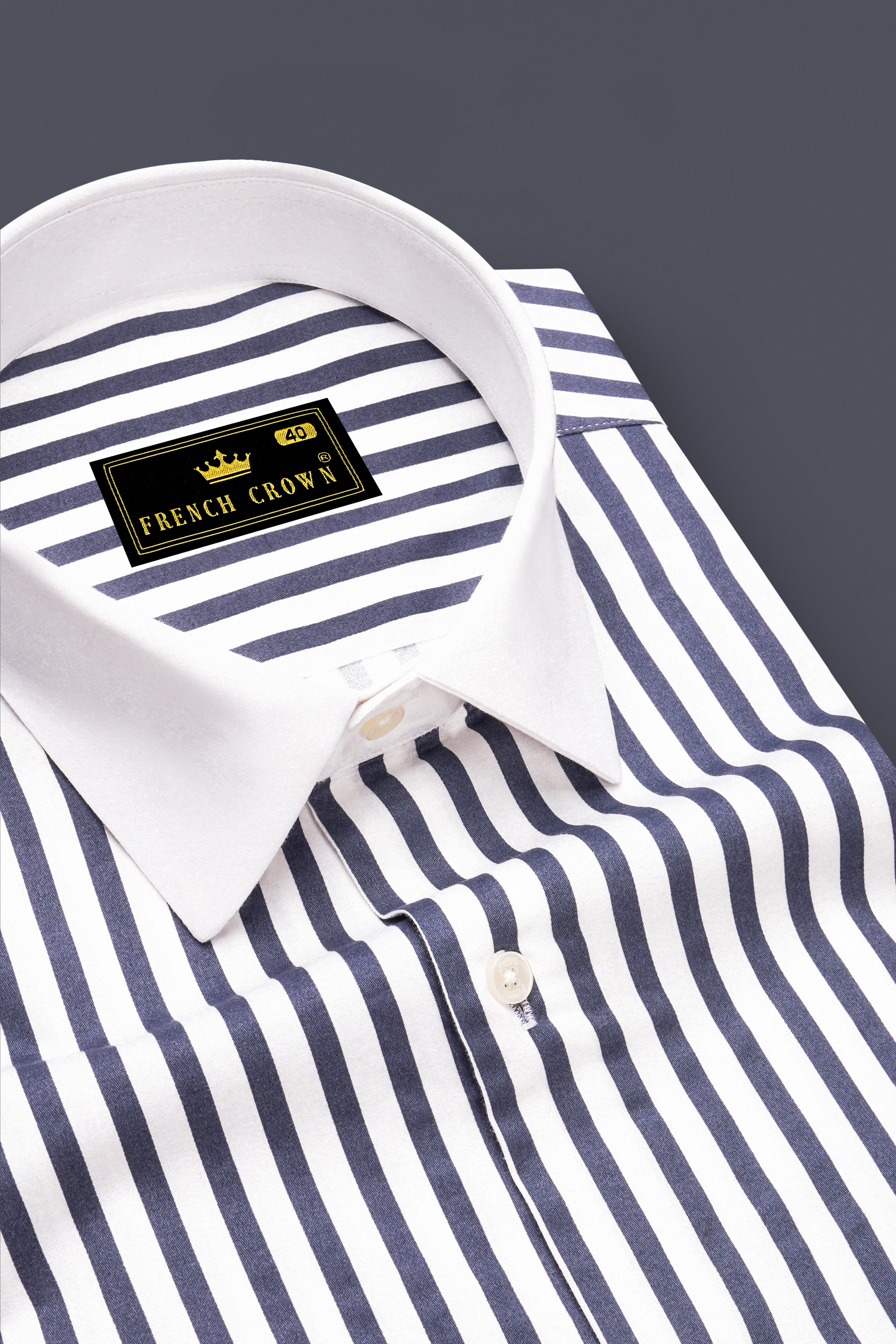 Monovelle-Storm Gray And Bright White Candy Striped Super Soft Premium Cotton Dress White Cuff Collar Shirt 14508-WCC-38, 14508-WCC-H-38, 14508-WCC-39, 14508-WCC-H-39, 14508-WCC-40, 14508-WCC-H-40, 14508-WCC-42, 14508-WCC-H-42, 14508-WCC-44, 14508-WCC-H-44, 14508-WCC-46, 14508-WCC-H-46, 14508-WCC-48, 14508-WCC-H-48, 14508-WCC-50, 14508-WCC-H-50, 14508-WCC-52, 14508-WCC-H-52