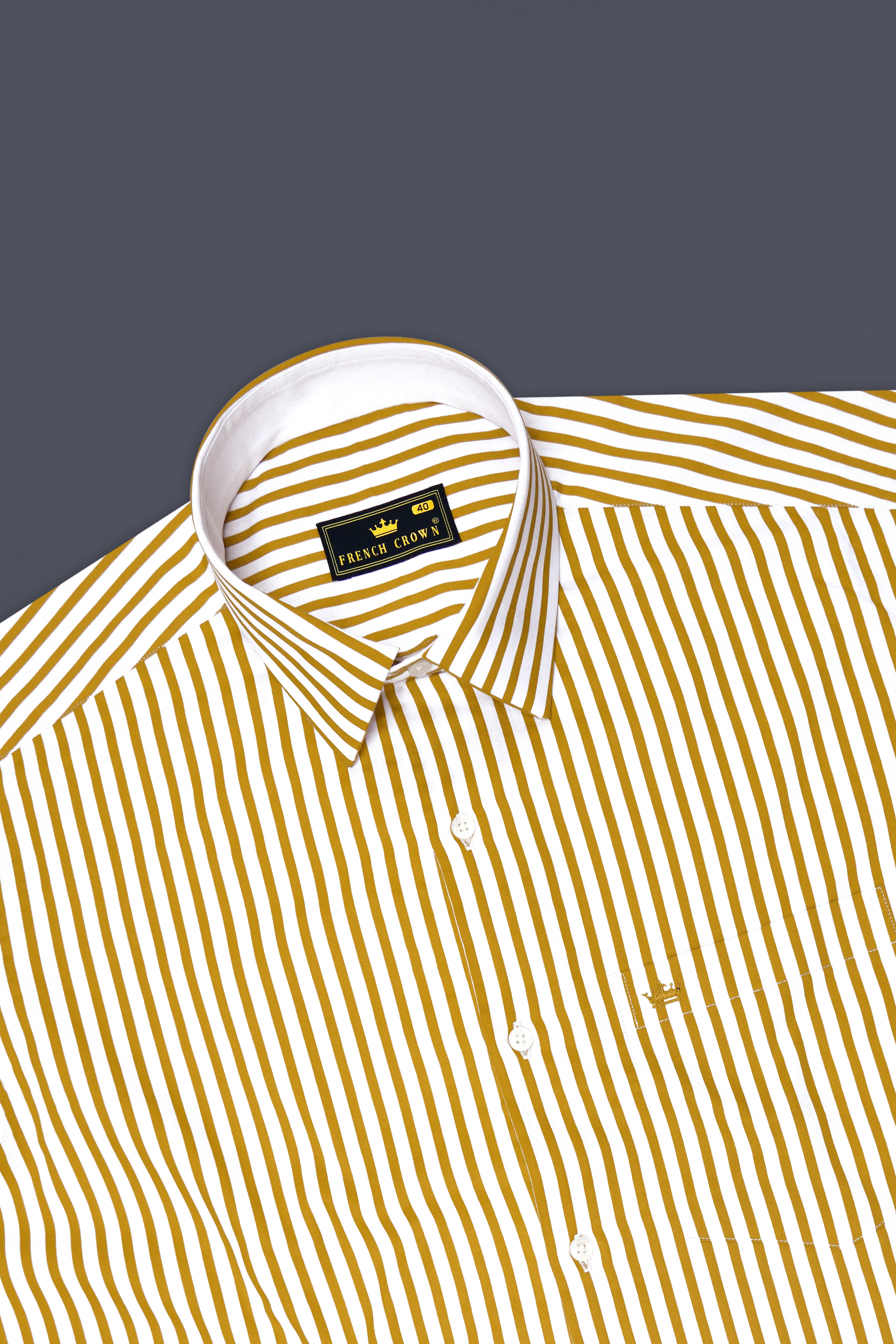 Terrasol-Ochre Yellow And Bright White Candy Striped Subtle Sheen Soft Premium Cotton Dress Shirt 14519-CLOTH-P-38, 14519-CLOTH-P-H-38, 14519-CLOTH-P-39, 14519-CLOTH-P-H-39, 14519-CLOTH-P-40, 14519-CLOTH-P-H-40, 14519-CLOTH-P-42, 14519-CLOTH-P-H-42, 14519-CLOTH-P-44, 14519-CLOTH-P-H-44, 14519-CLOTH-P-46, 14519-CLOTH-P-H-46, 14519-CLOTH-P-48, 14519-CLOTH-P-H-48, 14519-CLOTH-P-50, 14519-CLOTH-P-H-50, 14519-CLOTH-P-52, 14519-CLOTH-P-H-52