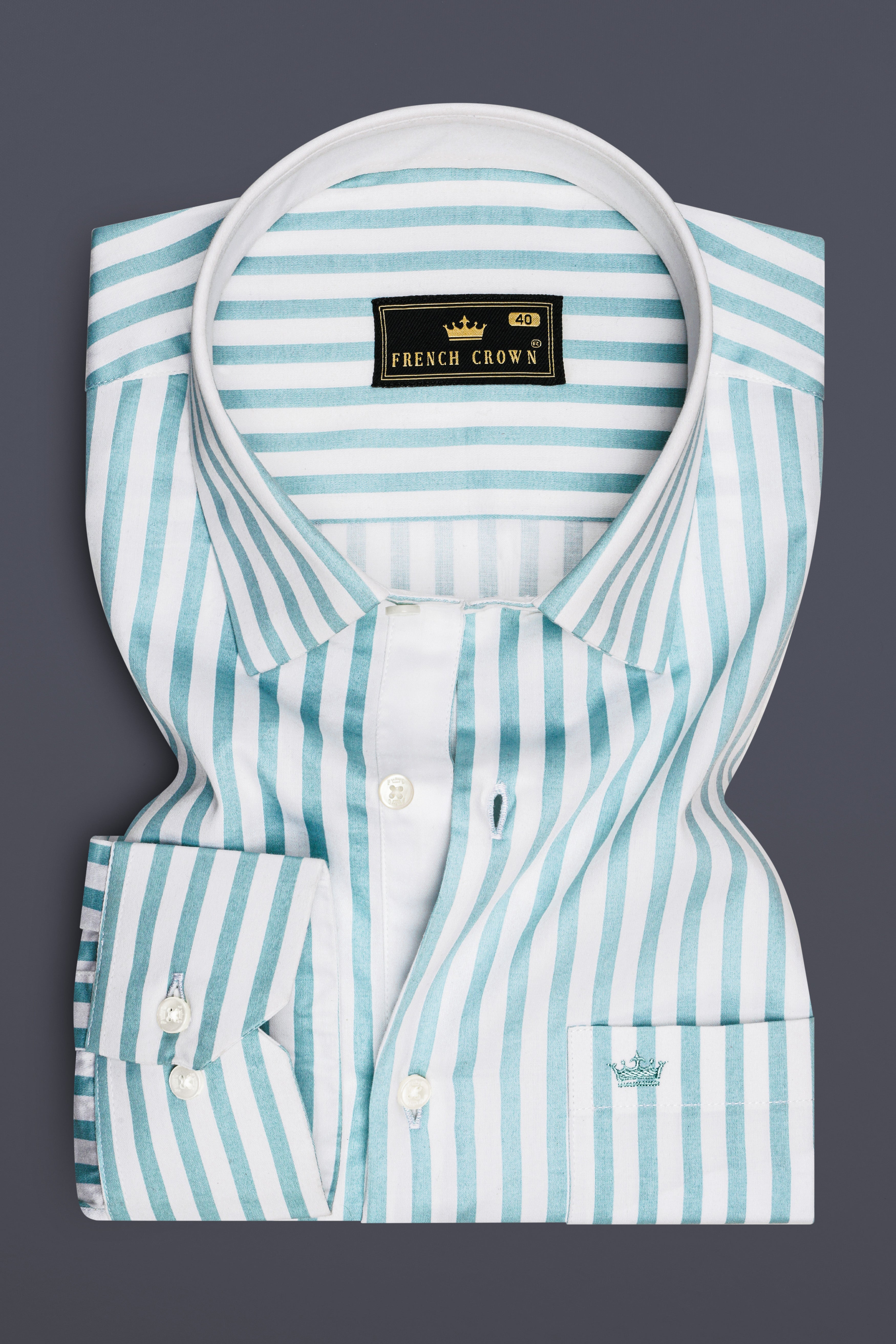 Celestio-Stream Blue And Bright White Candy Striped Subtle Sheen Soft Premium Cotton Dress Shirt 14520-CLOTH-P-38, 14520-CLOTH-P-H-38, 14520-CLOTH-P-39, 14520-CLOTH-P-H-39, 14520-CLOTH-P-40, 14520-CLOTH-P-H-40, 14520-CLOTH-P-42, 14520-CLOTH-P-H-42, 14520-CLOTH-P-44, 14520-CLOTH-P-H-44, 14520-CLOTH-P-46, 14520-CLOTH-P-H-46, 14520-CLOTH-P-48, 14520-CLOTH-P-H-48, 14520-CLOTH-P-50, 14520-CLOTH-P-H-50, 14520-CLOTH-P-52, 14520-CLOTH-P-H-52