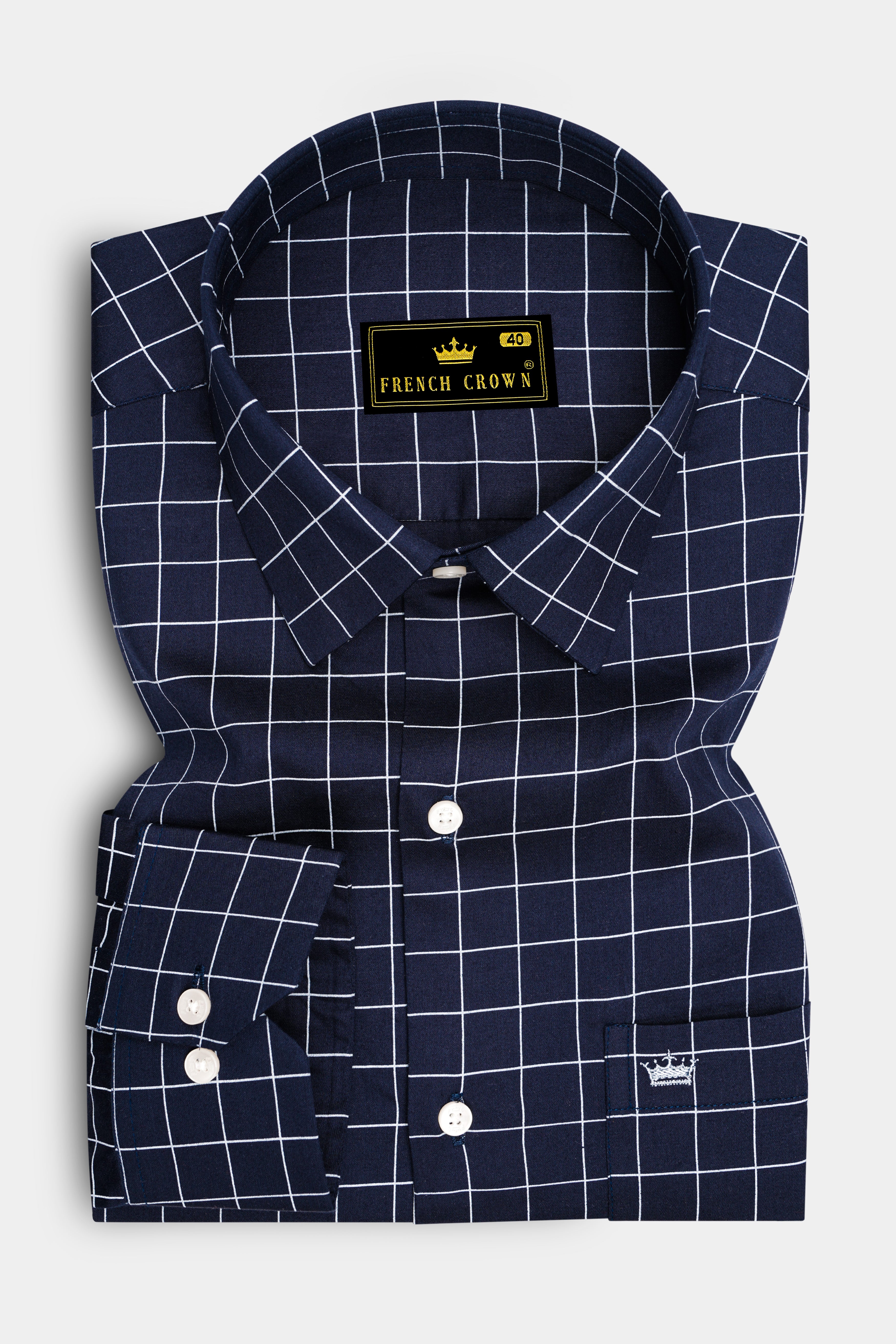 Azure-Mirage Blue And Bright White Windowpane Subtle Sheen Super Soft Premium Cotton Dress Shirt 14552-38, 14552-H-38, 14552-39, 14552-H-39, 14552-40, 14552-H-40, 14552-42, 14552-H-42, 14552-44, 14552-H-44, 14552-46, 14552-H-46, 14552-48, 14552-H-48, 14552-50, 14552-H-50, 14552-52, 14552-H-52