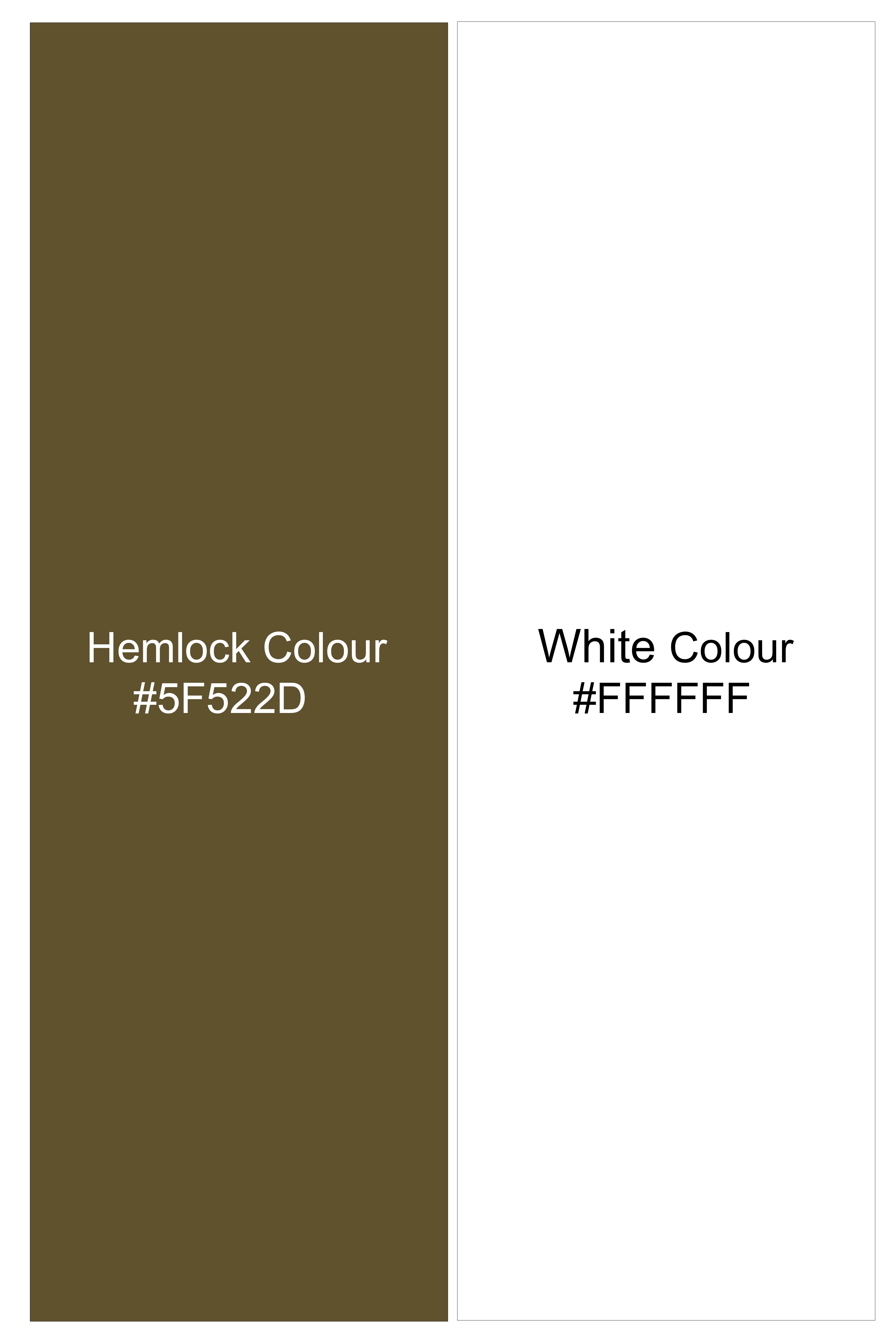 Meadow-Hemlock Green And Bright White Candy Striped Subtle Sheen Soft Premium Cotton Dress Shirt