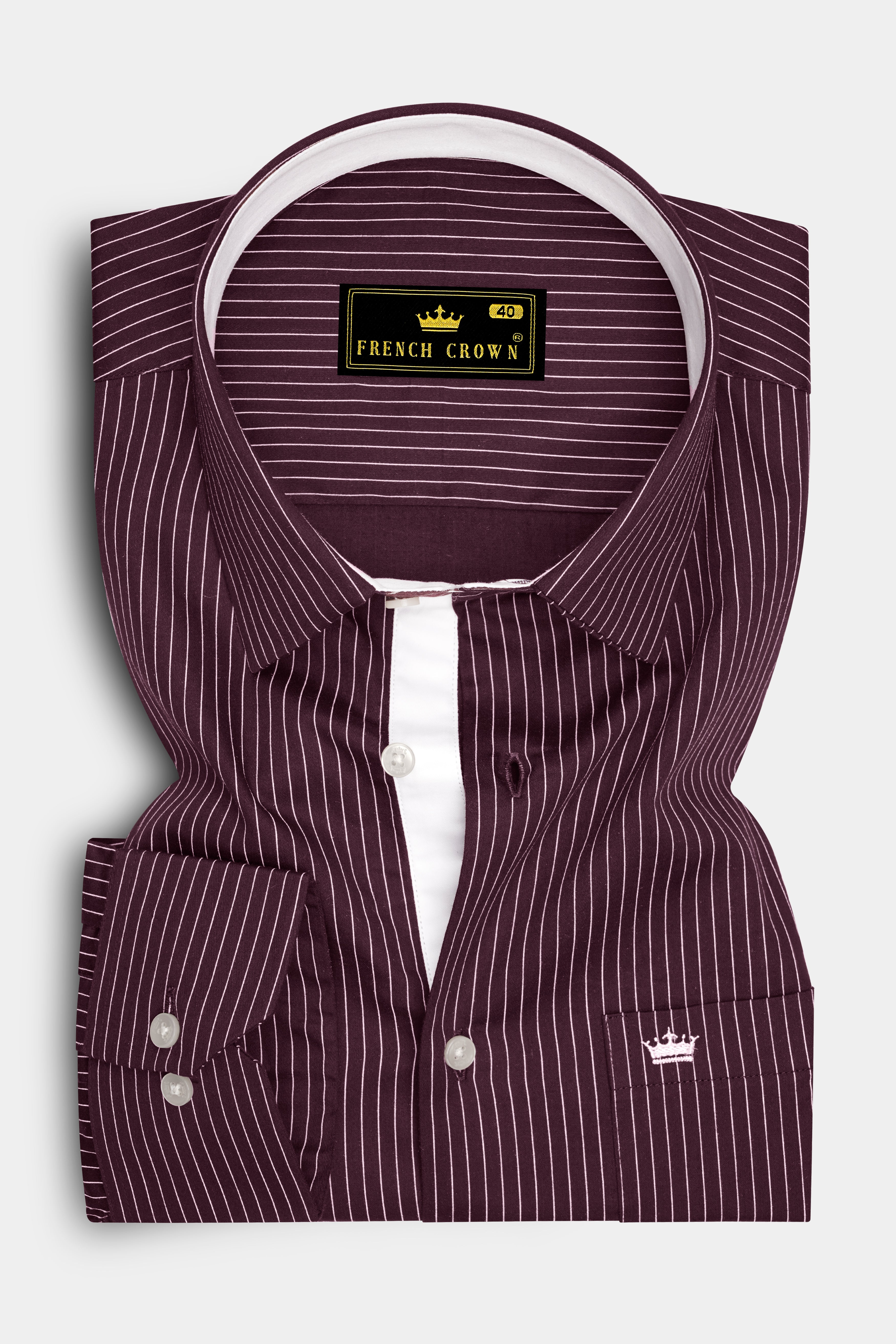 Claret-Aubergine Maroon And Bright White Pin Striped Subtle Sheen Soft Premium Cotton Dress Shirt 14571-CLOTH-P-38, 14571-CLOTH-P-H-38, 14571-CLOTH-P-39, 14571-CLOTH-P-H-39, 14571-CLOTH-P-40, 14571-CLOTH-P-H-40, 14571-CLOTH-P-42, 14571-CLOTH-P-H-42, 14571-CLOTH-P-44, 14571-CLOTH-P-H-44, 14571-CLOTH-P-46, 14571-CLOTH-P-H-46, 14571-CLOTH-P-48, 14571-CLOTH-P-H-48, 14571-CLOTH-P-50, 14571-CLOTH-P-H-50, 14571-CLOTH-P-52, 14571-CLOTH-P-H-52