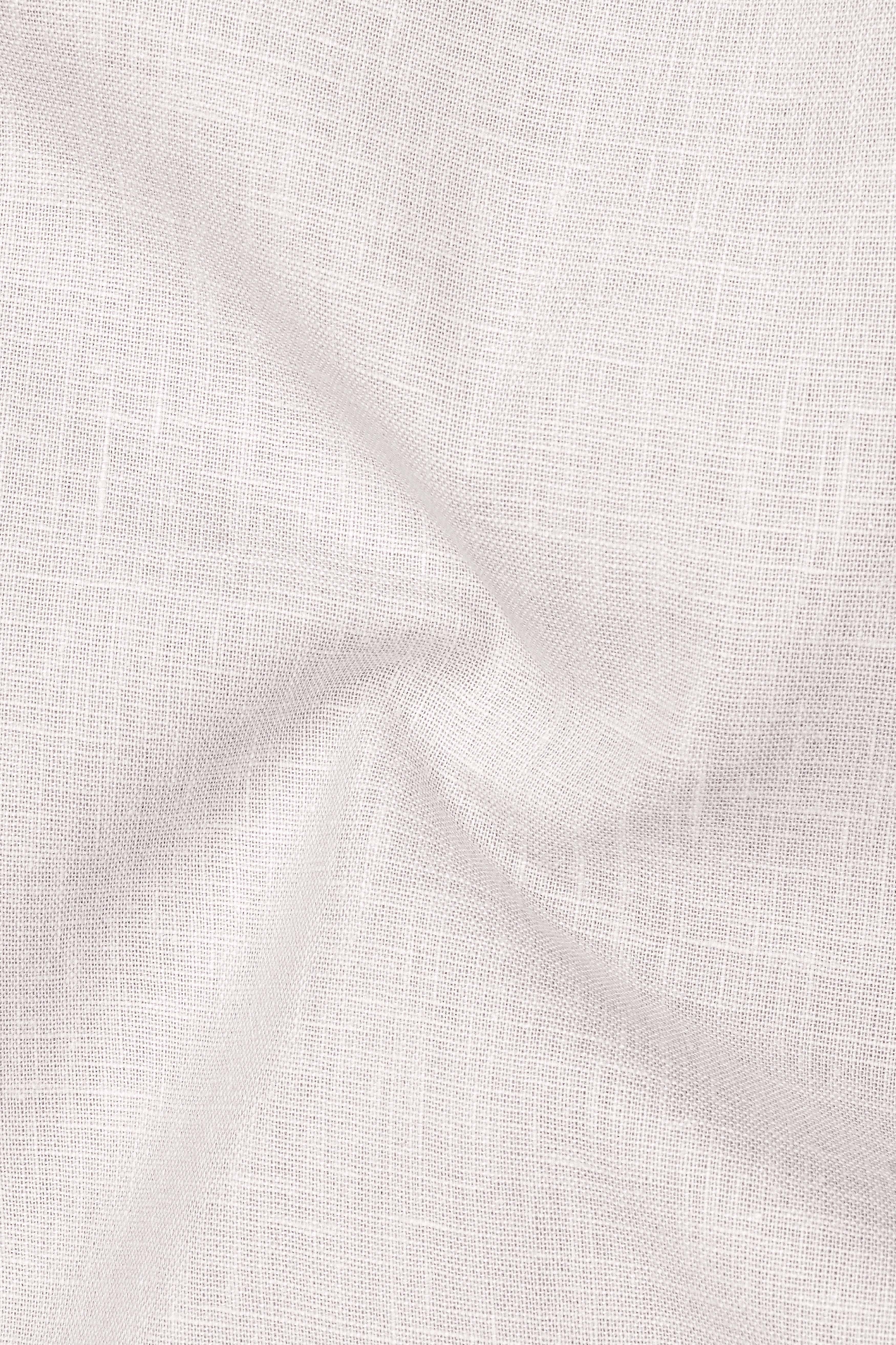 Anchor-Pearl Bush Gray Luxurious Linen Button Down Dress Shirt