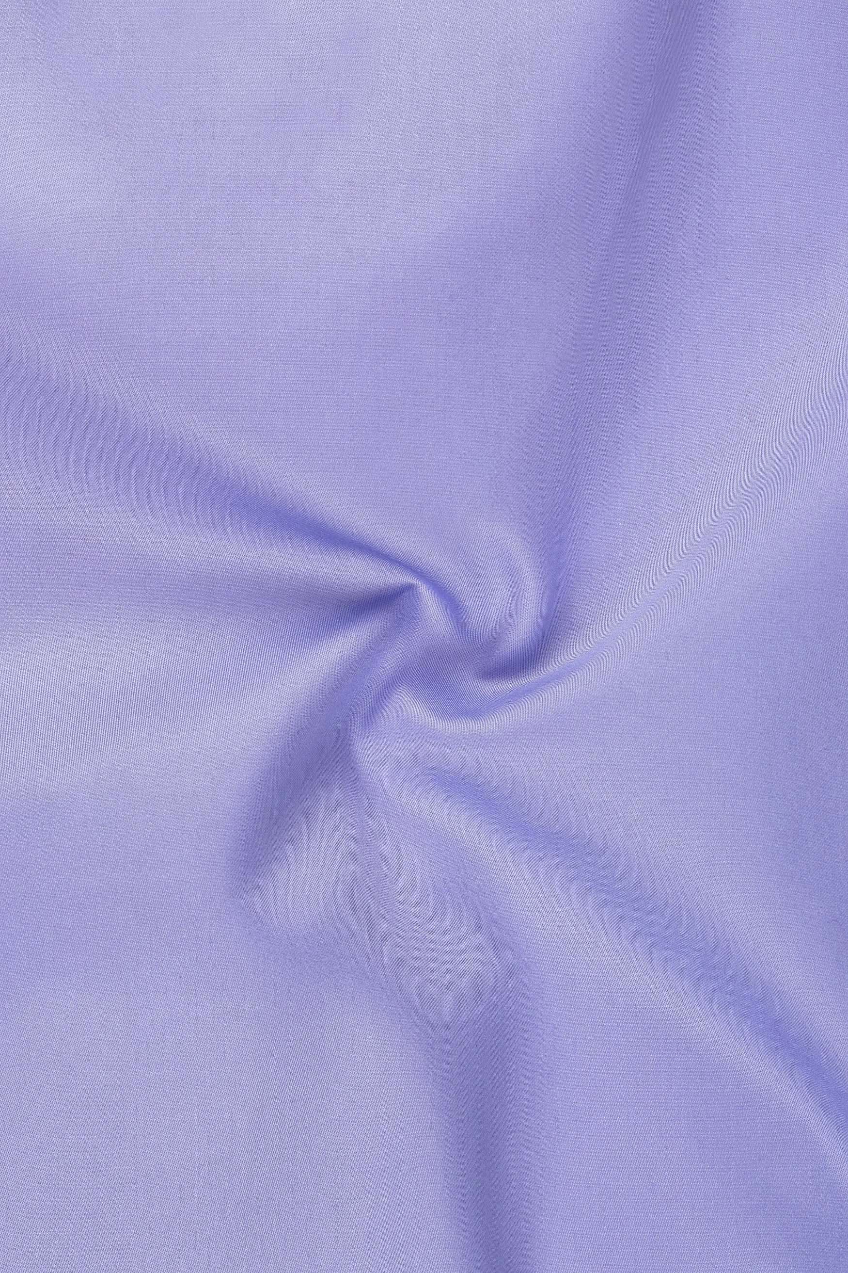 Glacis-Pale Blue Subtle Sheen Super Soft Premium Cotton Dress Shirt