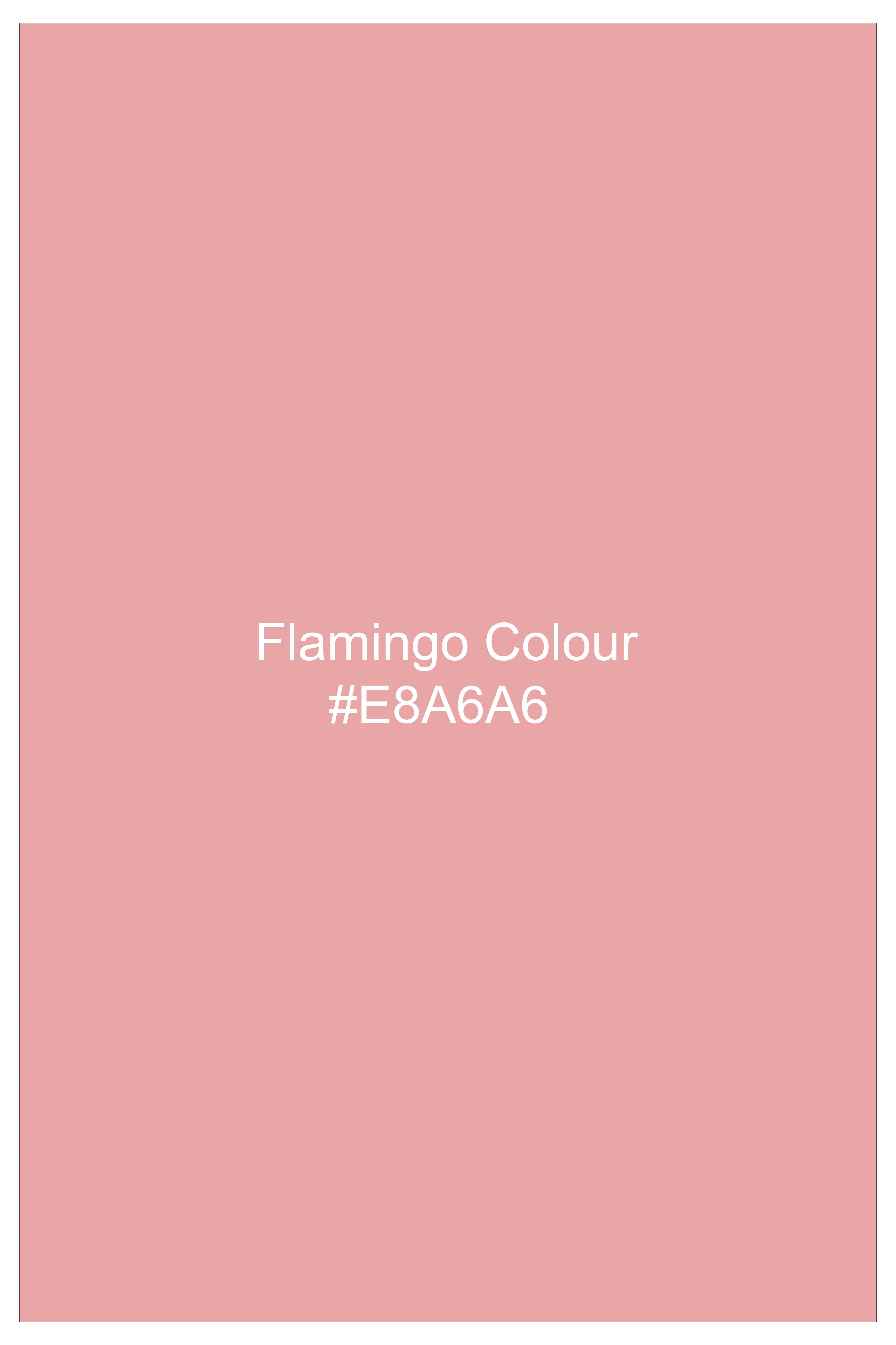 Roselle-Flamingo Pink Plaid Super Soft Tencel Casual Shirts