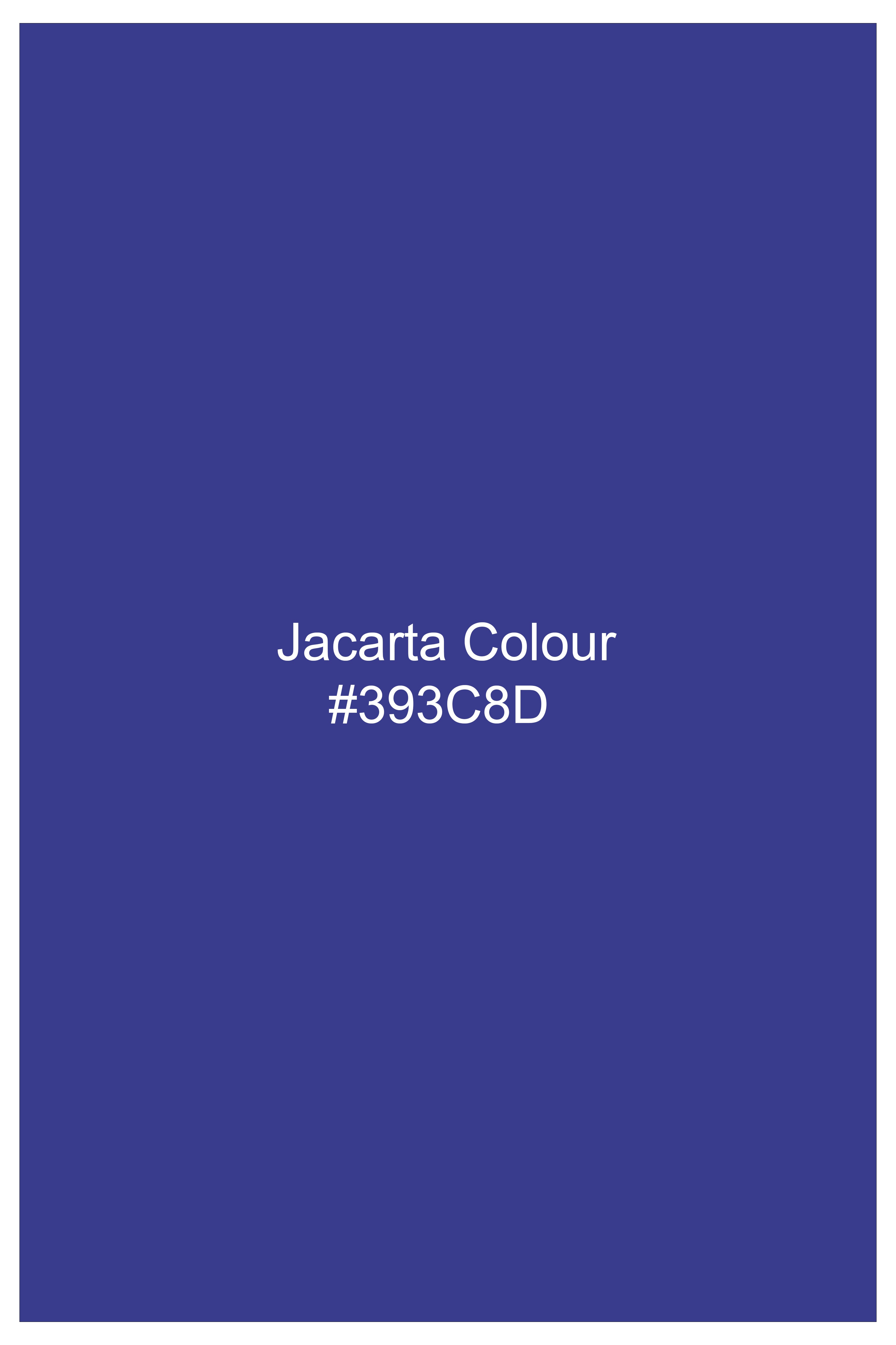 Cielo-Jacarta Blue Subtle Sheen Super Soft Premium Cotton Dress Shirt