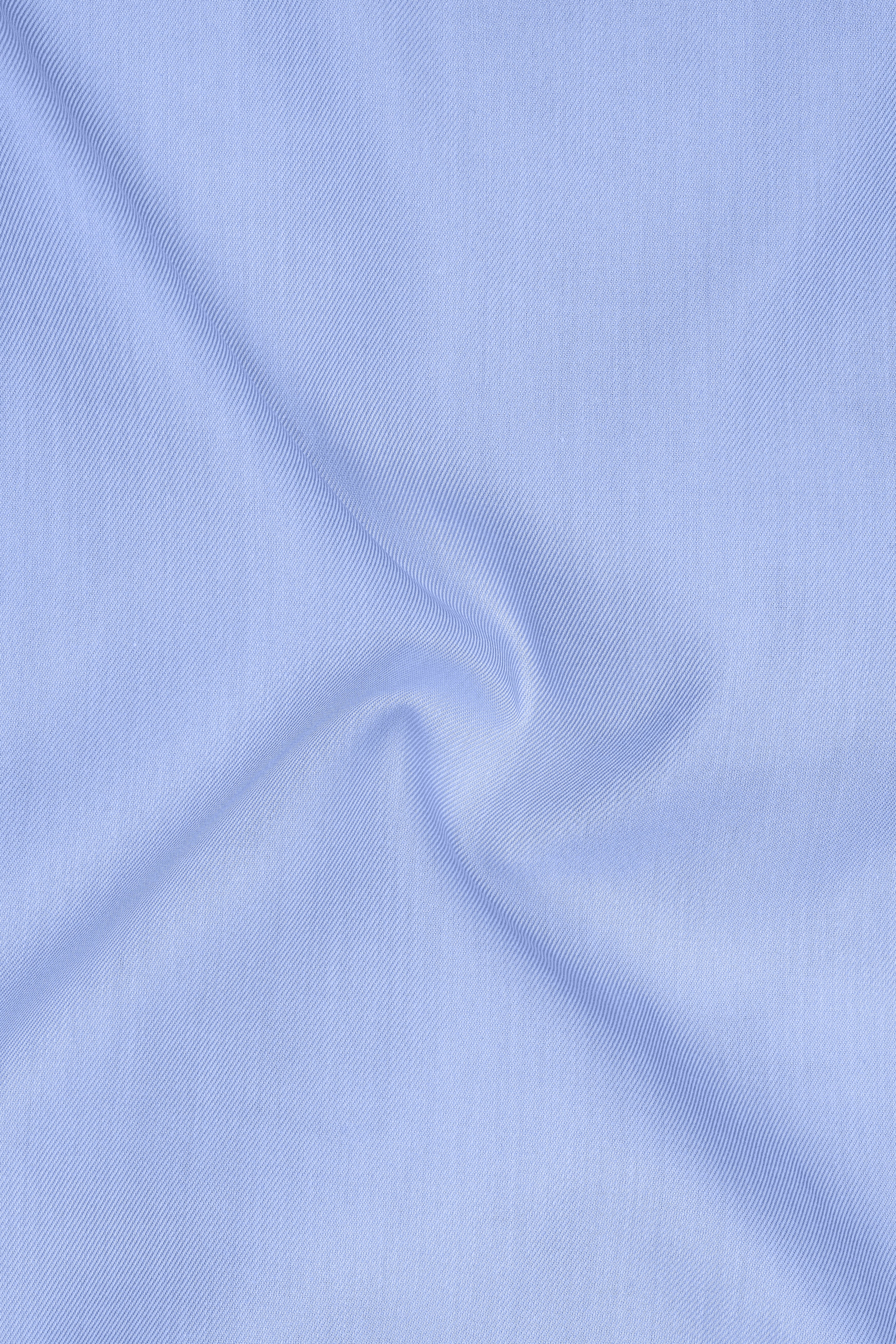 Elaris-Melrose Blue Twill Premium Cotton Dress Shirt