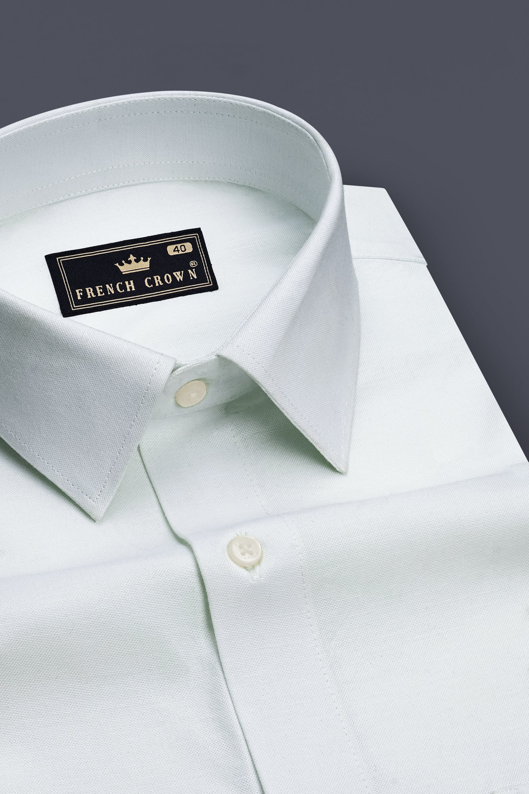 Aeris-Pale Mint Green Oxford Premium Cotton Dress Shirt