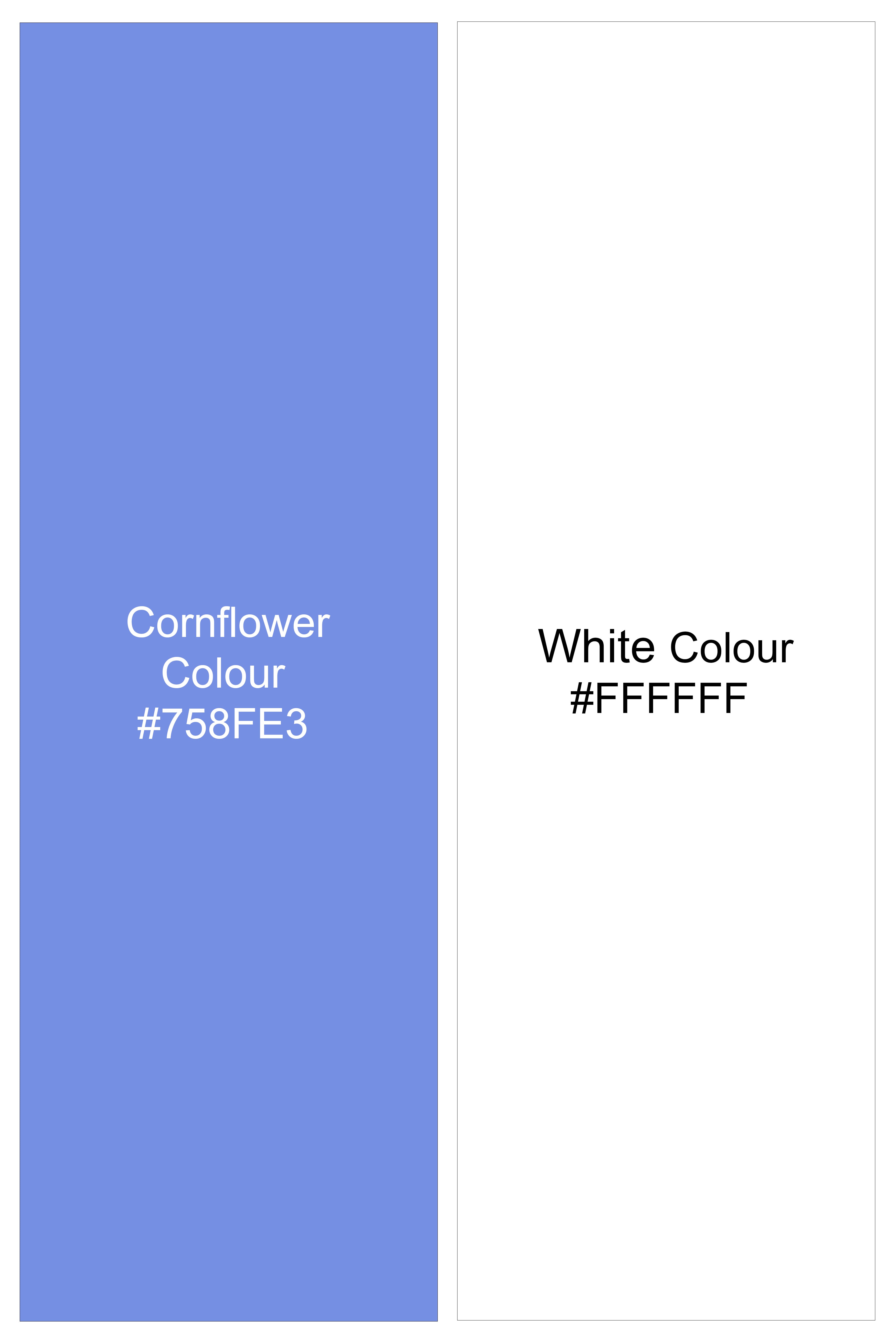 Crest-Cornflower Blue And Bright White Striped Oxford Premium Cotton Dress Shirt