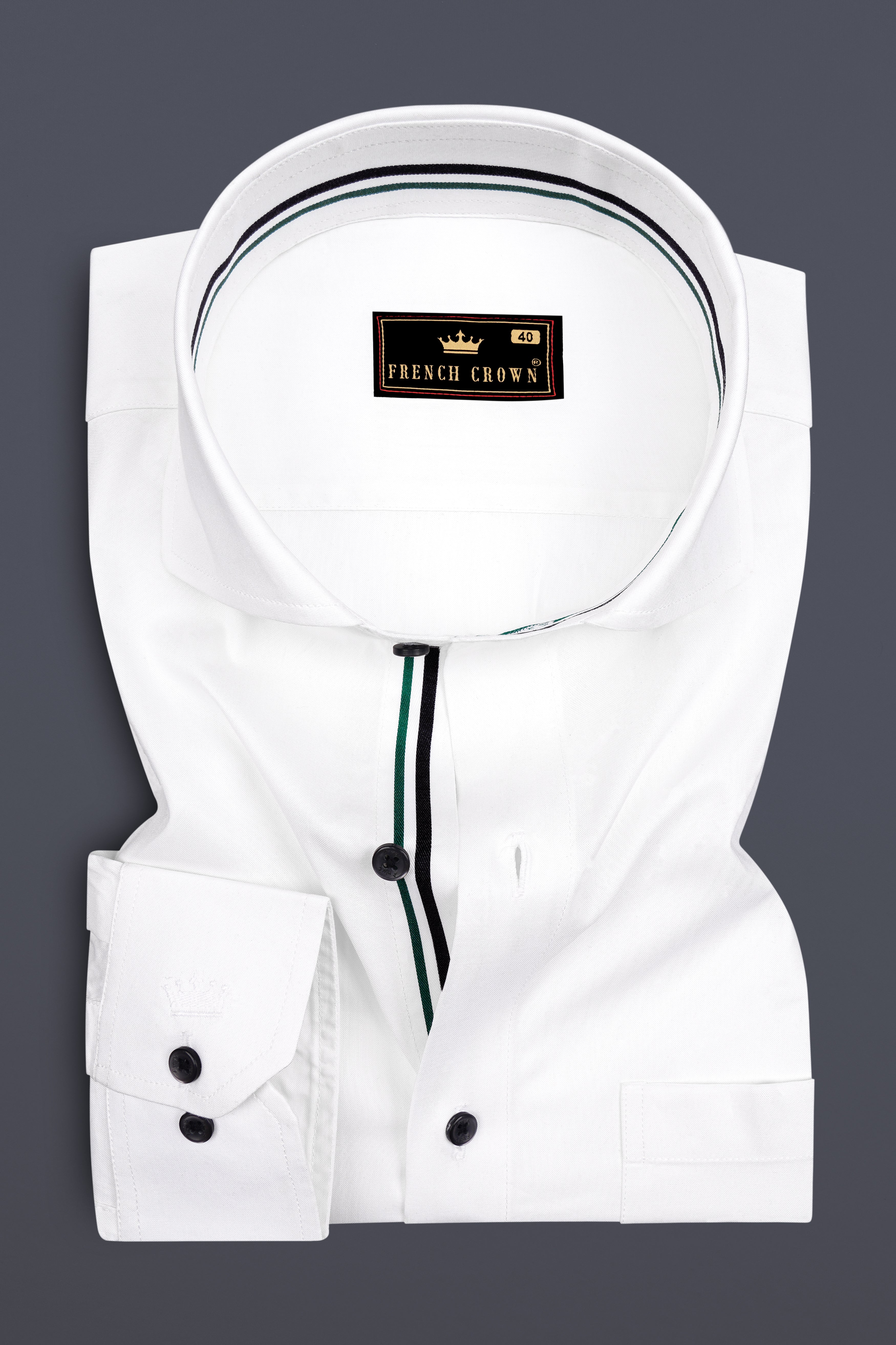 Zenith-Bright White Super Soft Premium Cotton Dress Shirt