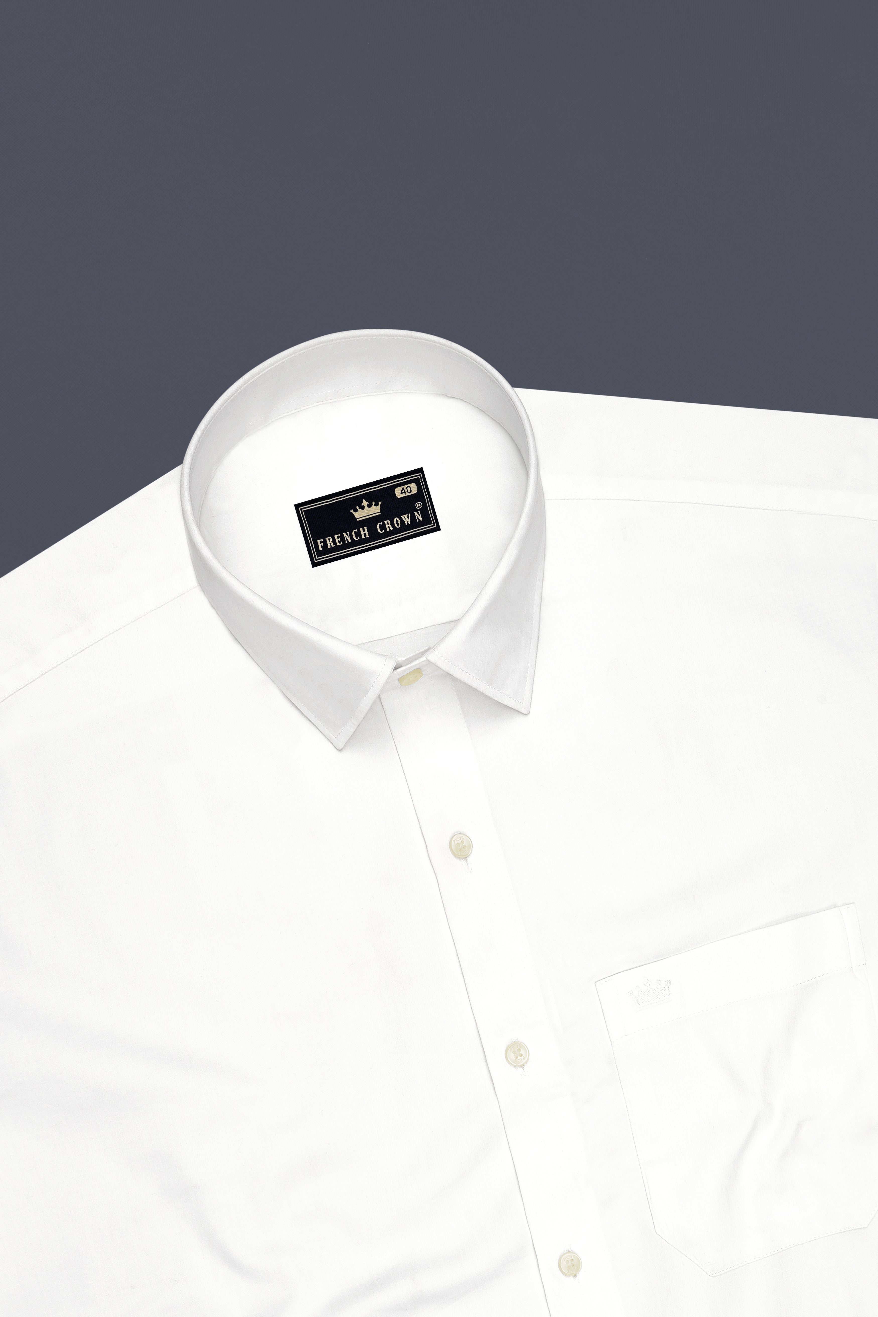 Alba-Bright White Printed Subtle Sheen Super Soft Premium Cotton Designer Casual Shirt