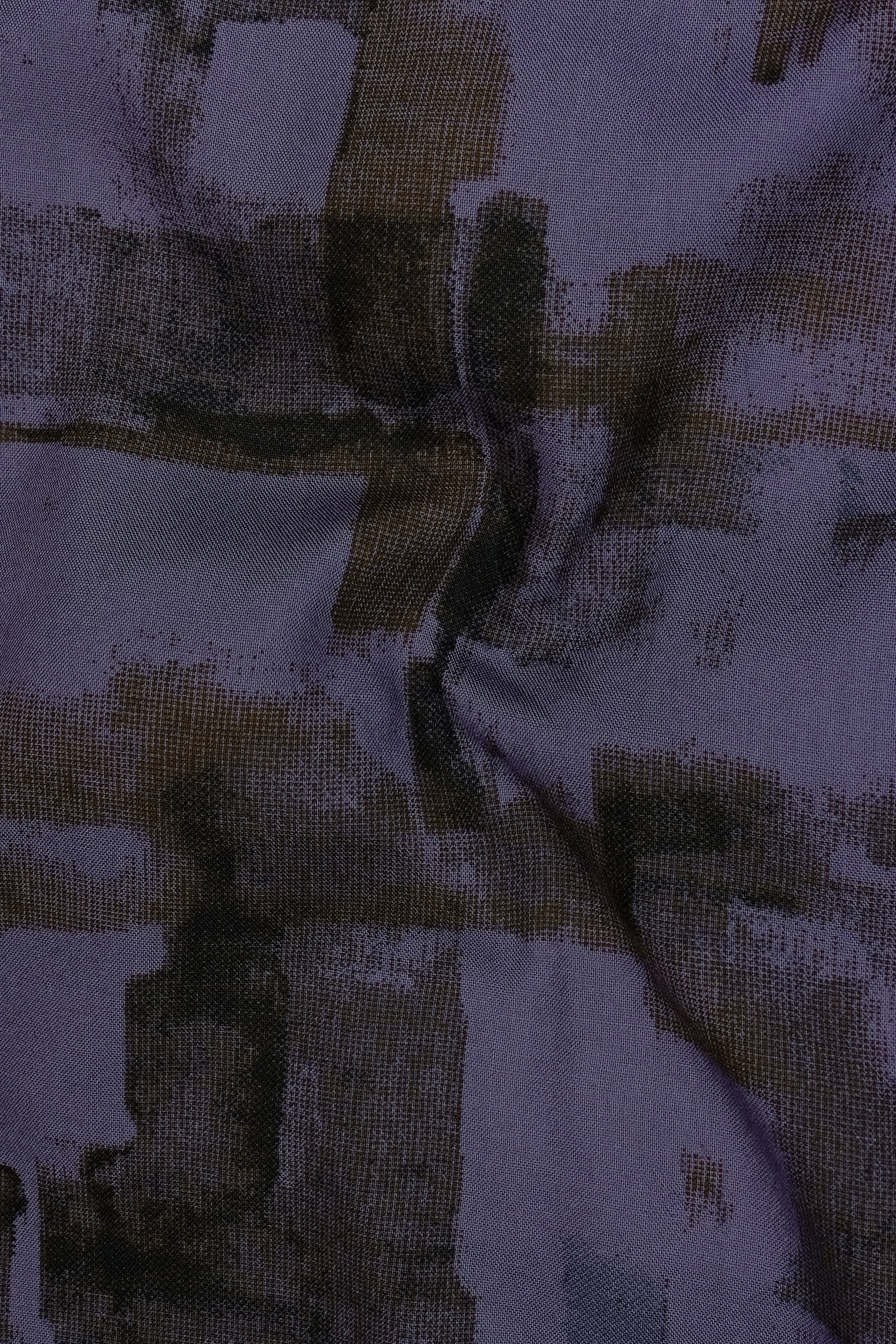Lumen-Cadet Blue Abstract Printed Super Soft Tencel Casual Shirt